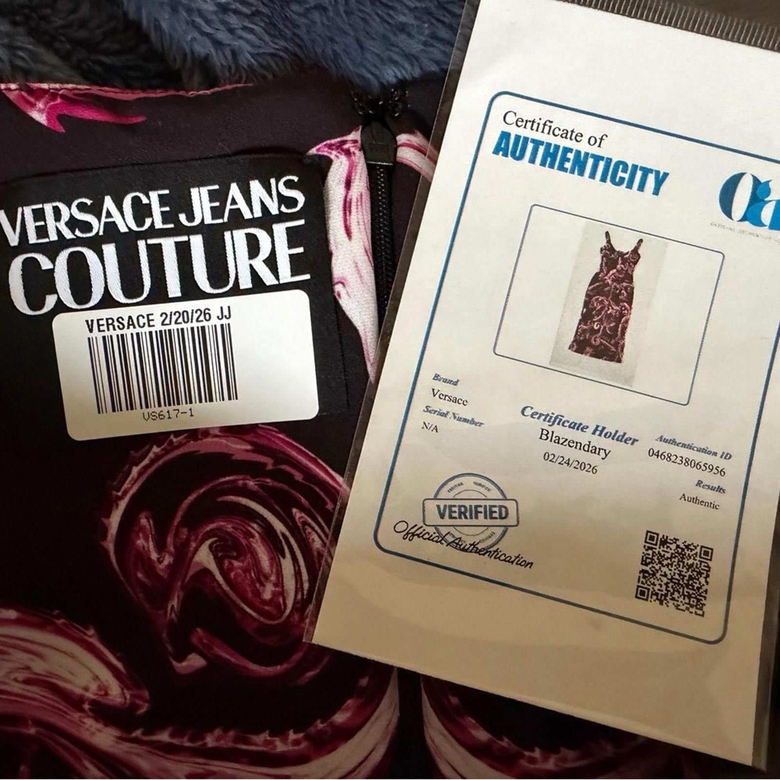 Other Versace Jeans Couture Chromo Couture-Print Midi Dress Size XL / US 12-14 / IT 48-50 - 9 Thumbnail