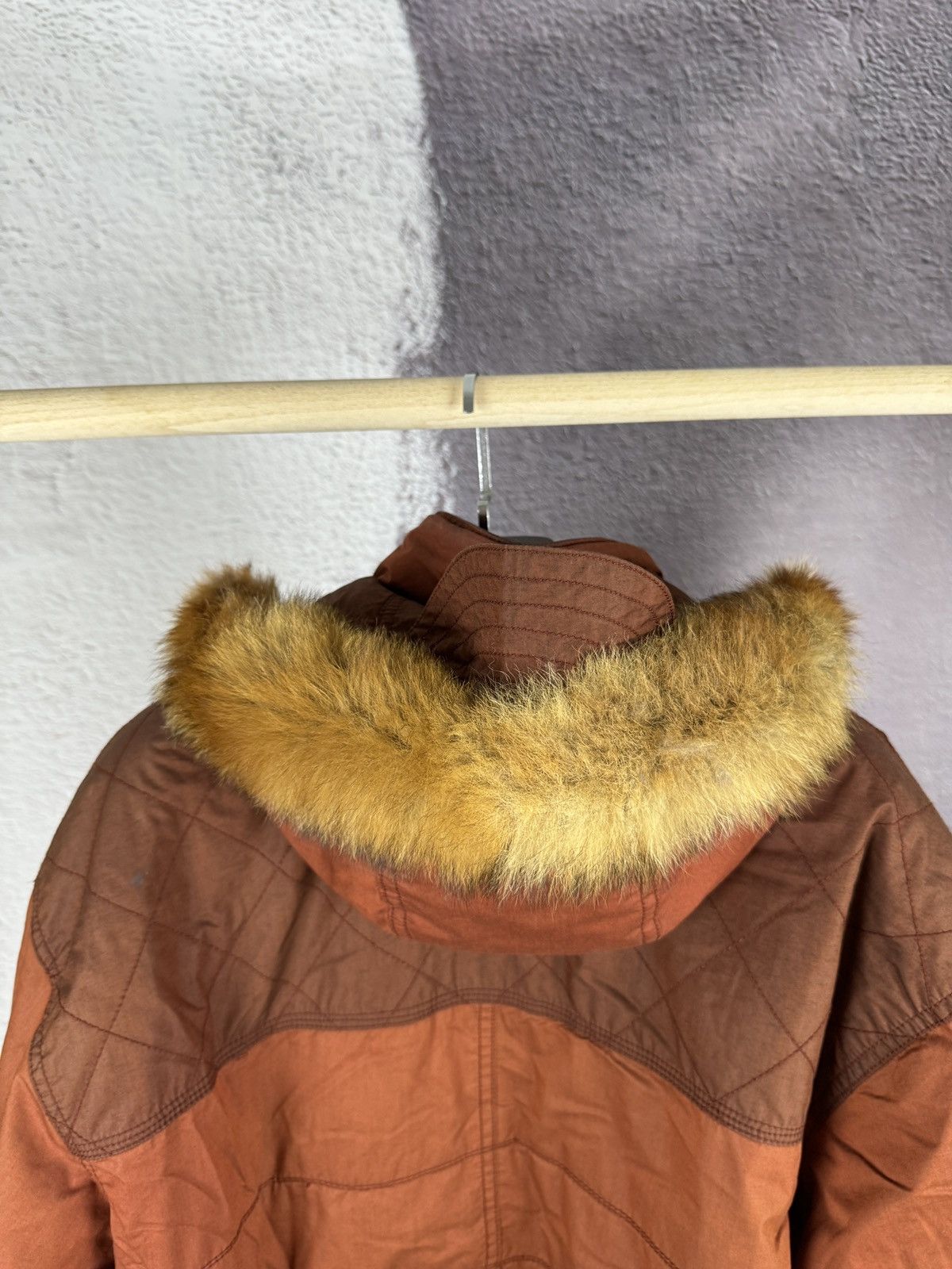 Camel Camel Collection vintage brick cotton leather winter jacket Size US L / EU 52-54 / 3 - 17 Thumbnail