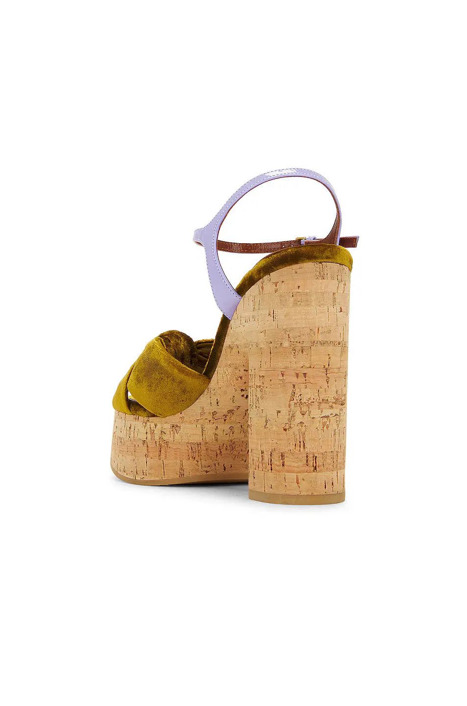 Saint Laurent Paris o1b1hav110724 Bianca Platform Sandals in Multicolor Size US 11 / IT 41 - 3 Thumbnail