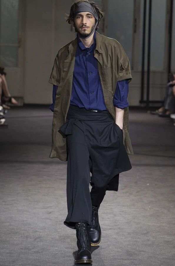 Yohji Yamamoto Yohji Yamamoto size 2 17 SS waistband drop cloth 8-point p Size US 28 / EU 44 - 3 Thumbnail