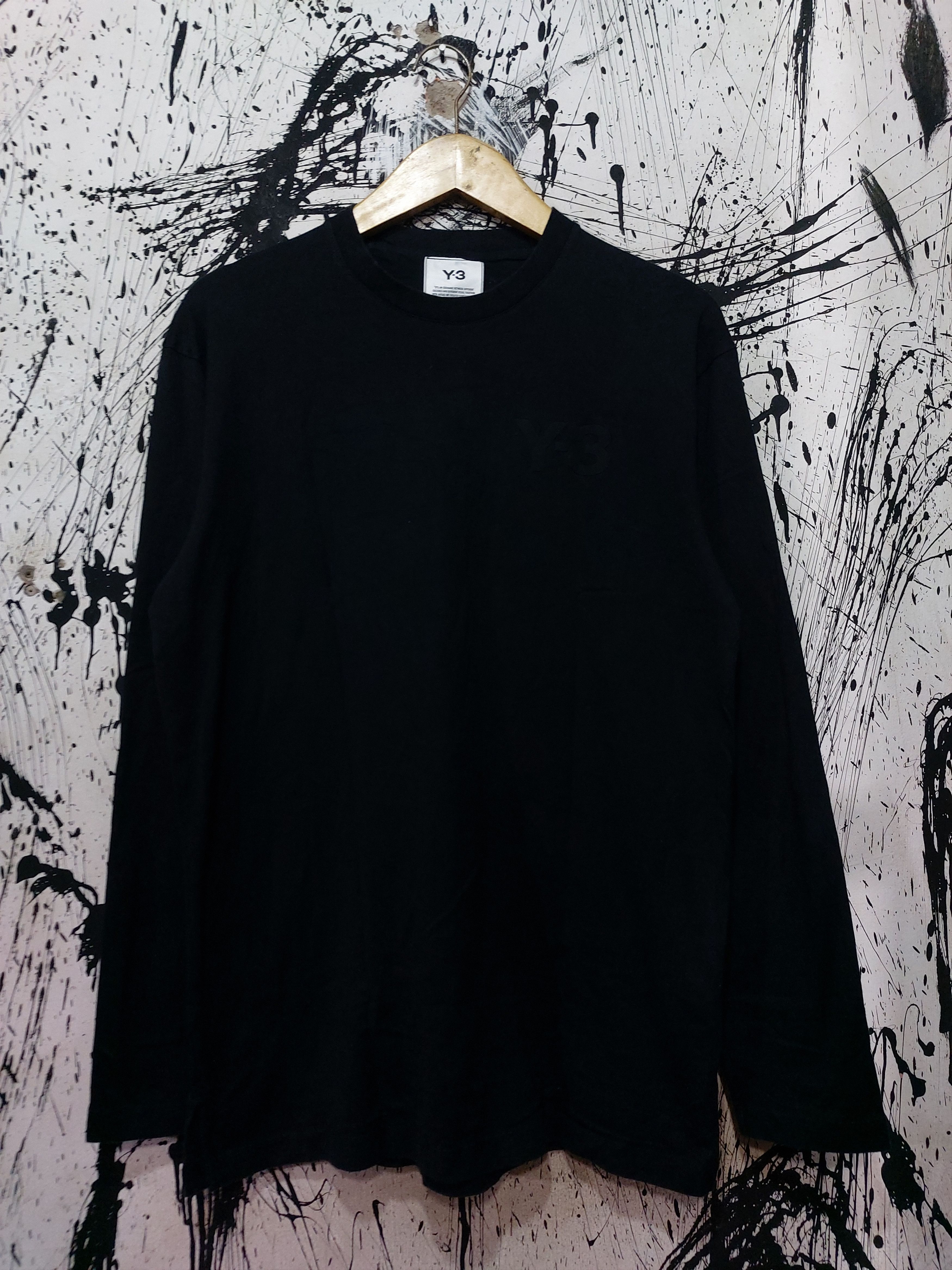 Adidas × Y-3 YOHJI YAMAMOTO X ADIDAS Y-3 LOGO LONGSLEVEE Size US M / EU 48-50 / 2 - 1 Thumbnail