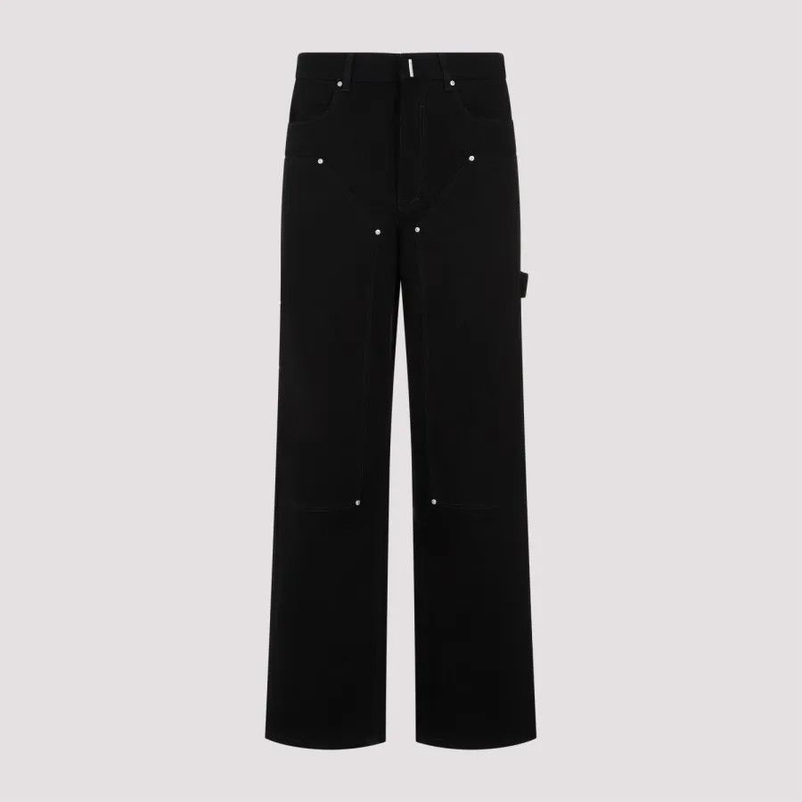 Givenchy o1w1db10525 Studded Carpenter in Black Size US 30 / EU 46 - 1 Thumbnail