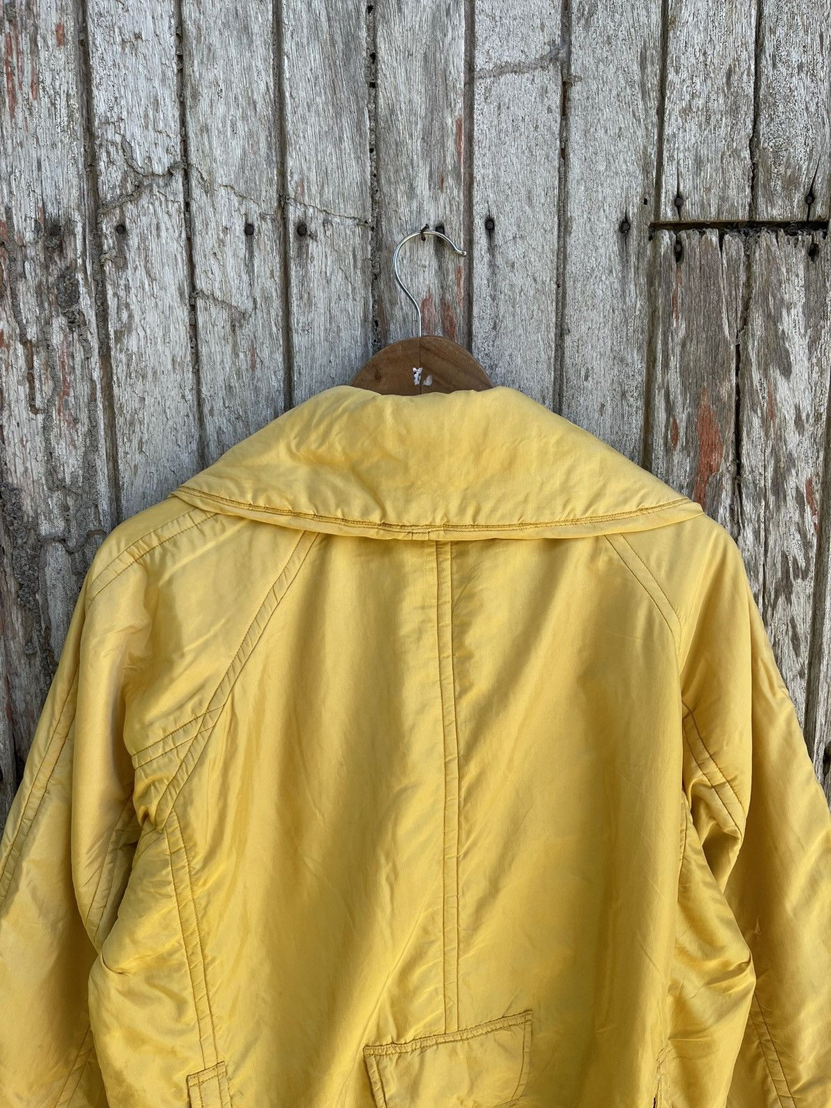 Issey Miyake Vintage 80s Issey Miyake WINDCOAT Yellow Oversized Jacket Size US M / EU 48-50 / 2 - 7 Thumbnail