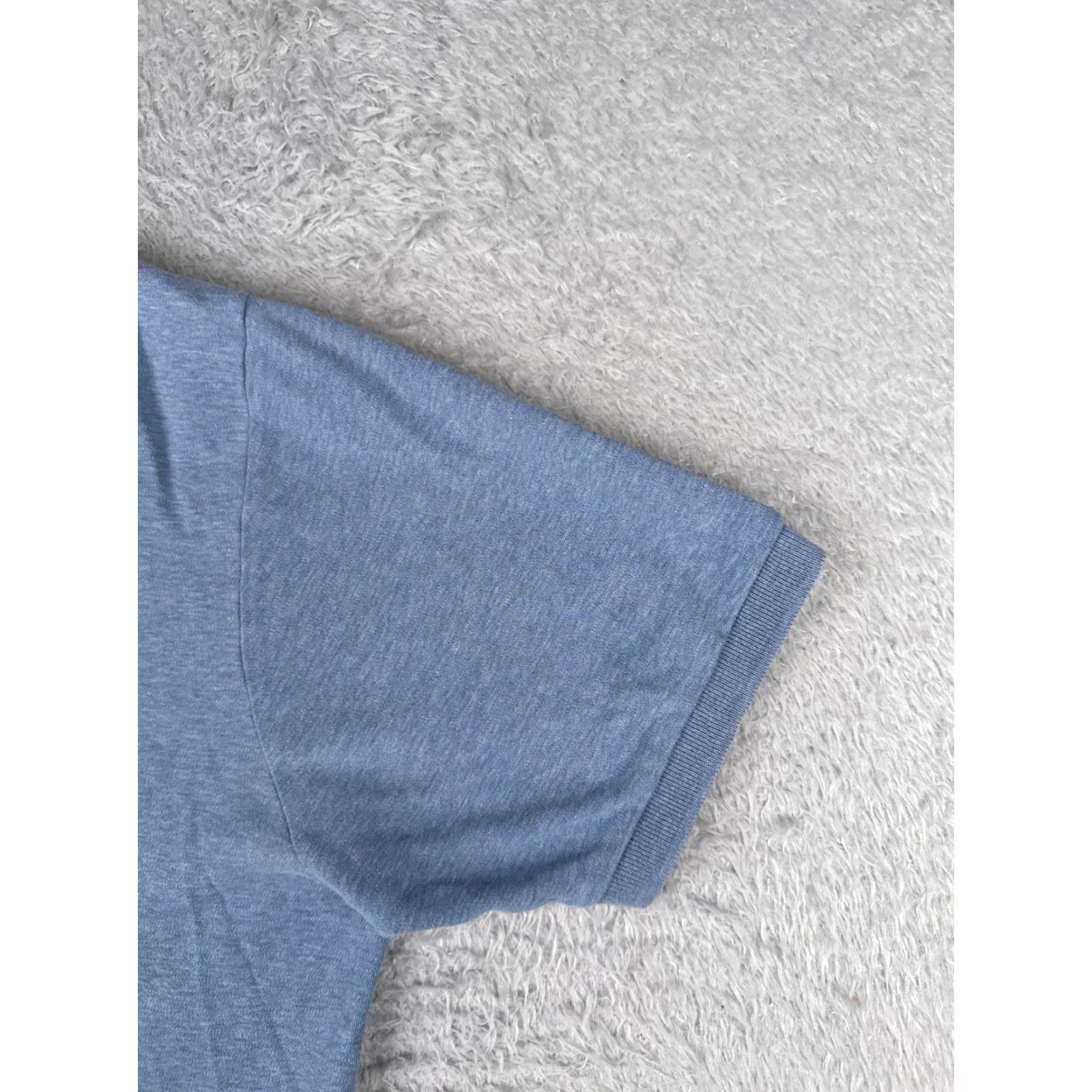 Ralph Lauren VINTAGE Ralph Lauren Polo Shirt Men L Blue 100% Cotton Jersey Wear, Casual, Travel, Workwear, Golf, Outdoors, Driving, Walking Mens Size US L / EU 52-54 / 3 - 2 Thumbnail