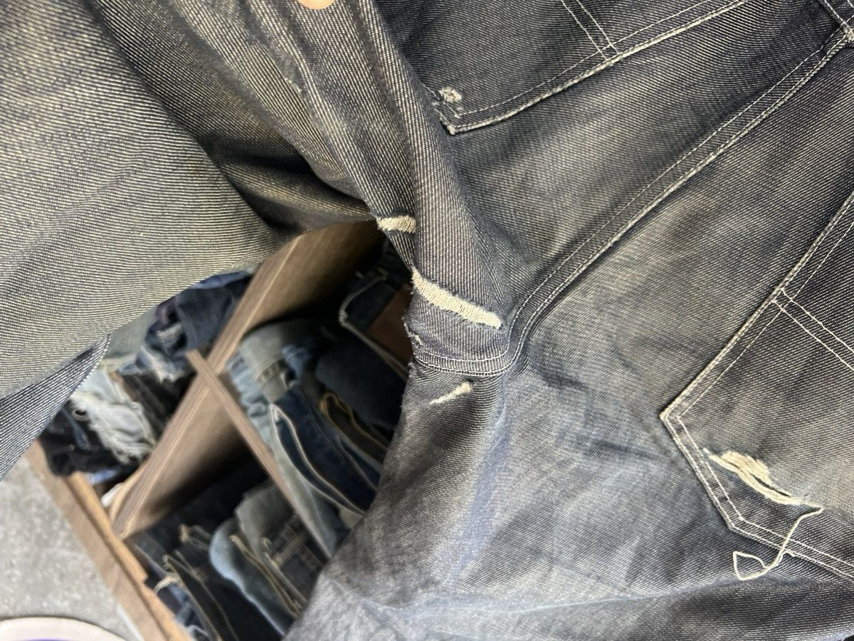 Other 🔥Made in Italy Psycho Cowboy Distressed Baggy Denim Size US 34 / EU 50 - 15 Thumbnail
