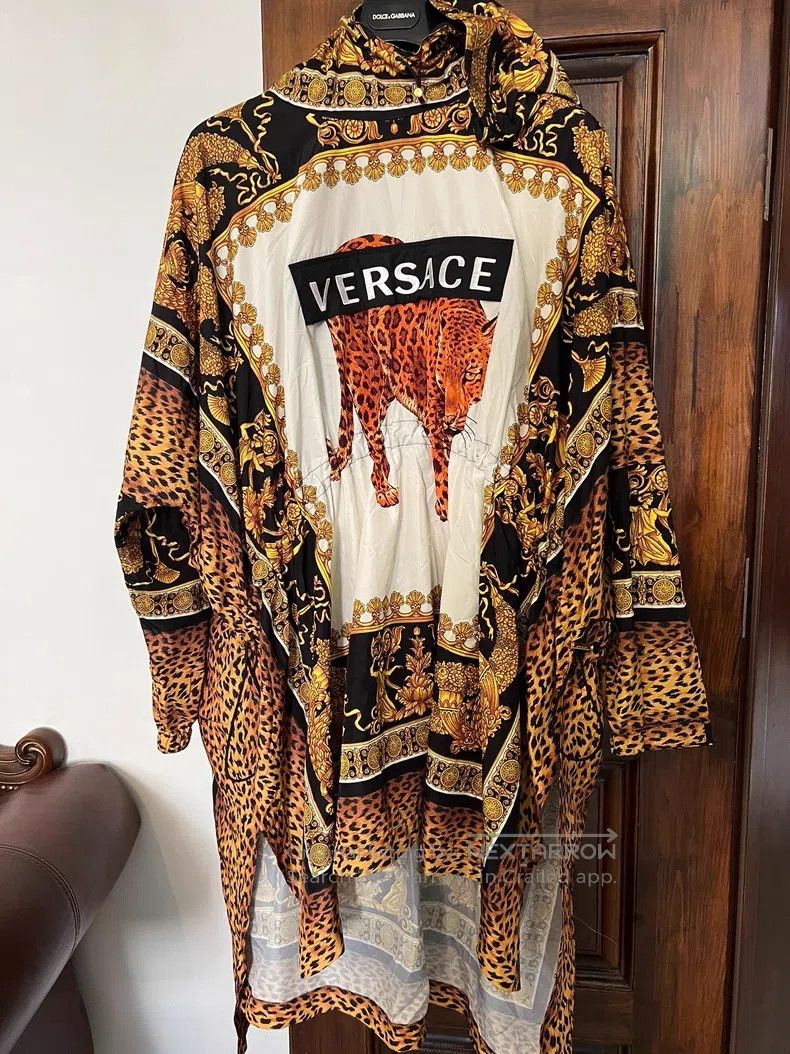 Versace Versace Leopard trench coat Size US XL / EU 56 / 4 - 5 Thumbnail