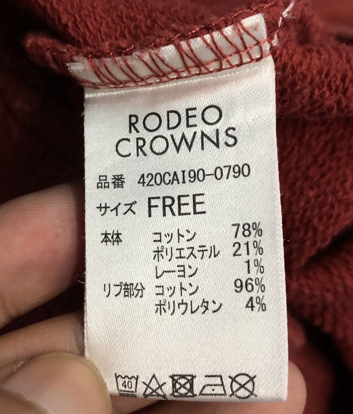 Vintage Vintage Rodeo Crowns Sweatshirt Size US L / EU 52-54 / 3 - 10 Thumbnail
