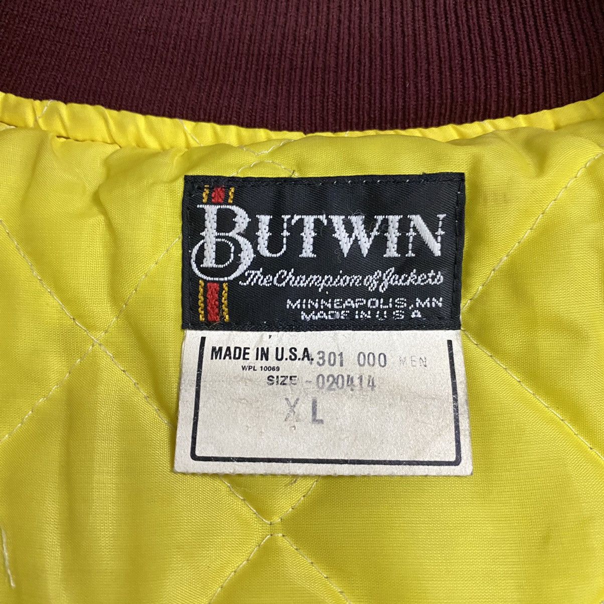 Vintage Butwin Vintage 90s Varsity jacket Size US XL / EU 56 / 4 - 17 Thumbnail