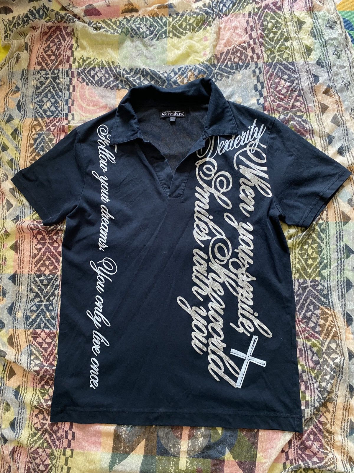 20471120 × Beauty Beast × Japanese Brand Vintage sorridere glitter poem tshirt Size US M / EU 48-50 / 2 - 1 Thumbnail