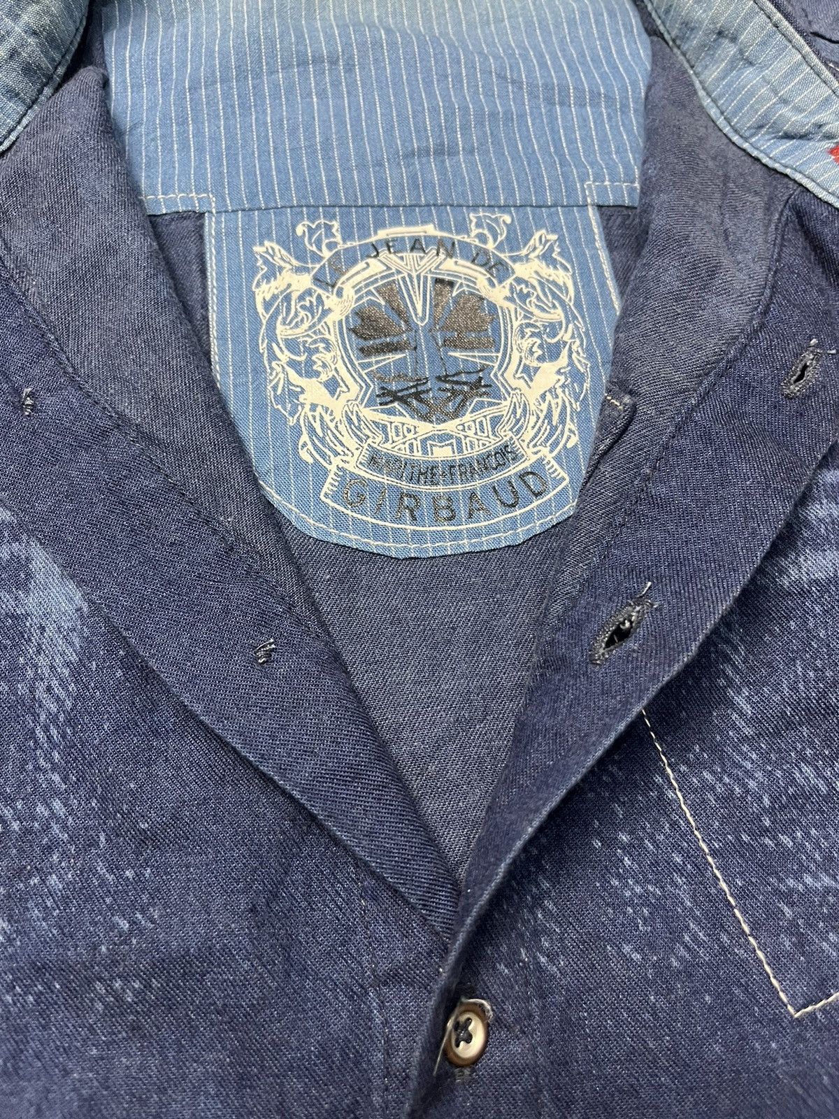 Marithe + Francois Girbaud MARITHE FRANCOIS GIRBAUD Denim Shirt Button up longsleeve Size US M / EU 48-50 / 2 - 6 Thumbnail