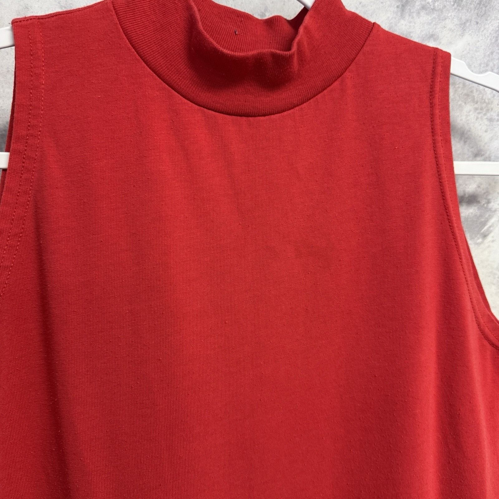 Vintage Vintage Monarch Knit Tank Top T Shirt Mens Small Red Sleevel Size US S / EU 44-46 / 1 - 3 Thumbnail