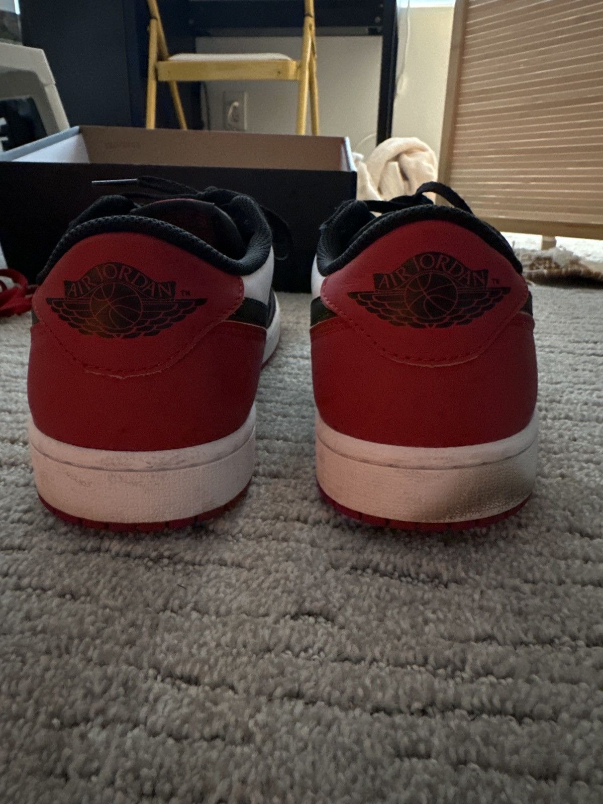 Jordan Brand Jordan 1 Low OG Bred - Mens 10.5 Size US 10.5 / EU 43-44 - 4 Thumbnail
