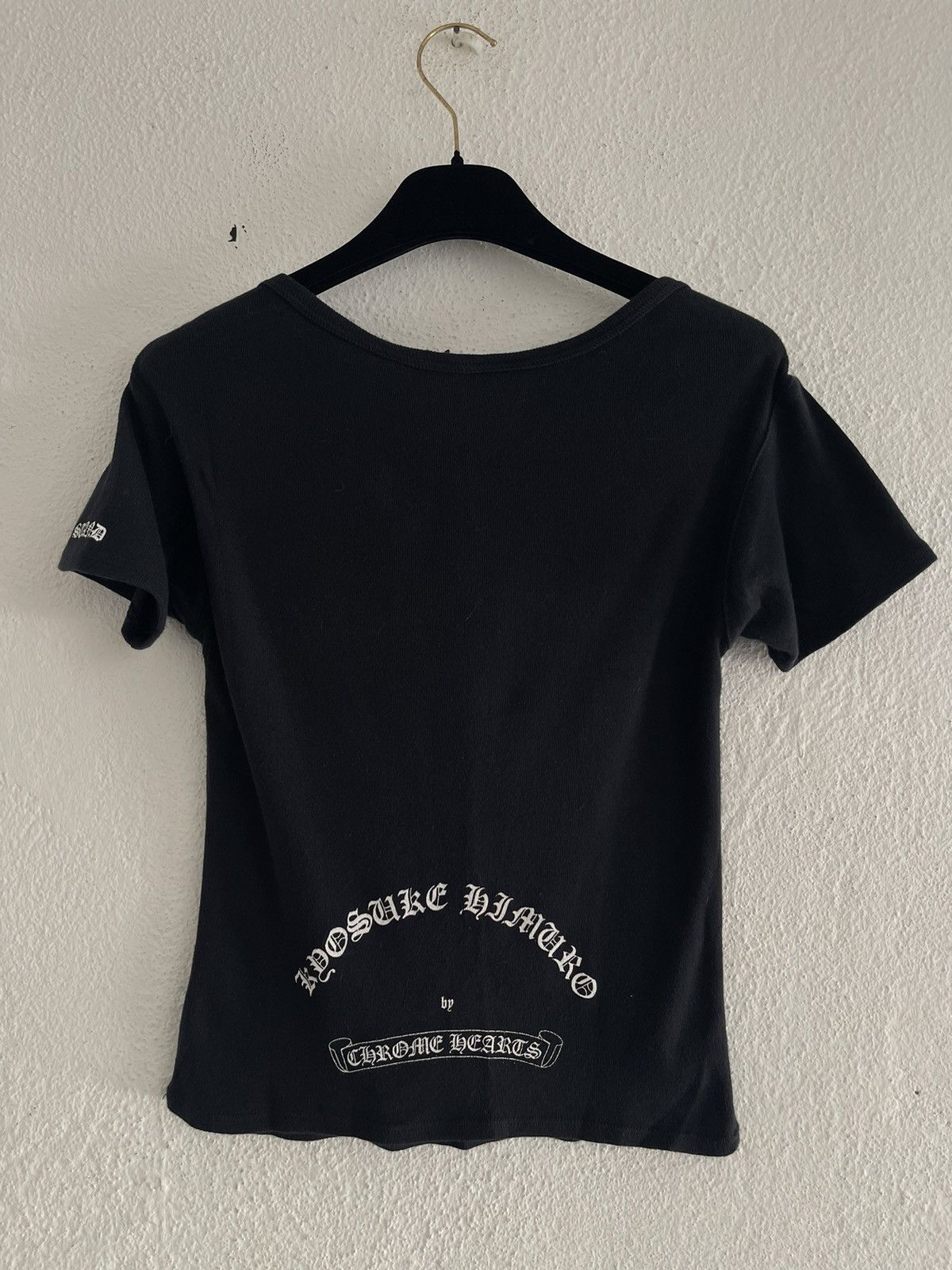 Chrome Hearts 1998 Chrome Hearts Kyosuke Himuro Cropped Baby Tee Tshirt Size ONE SIZE - 1 Thumbnail
