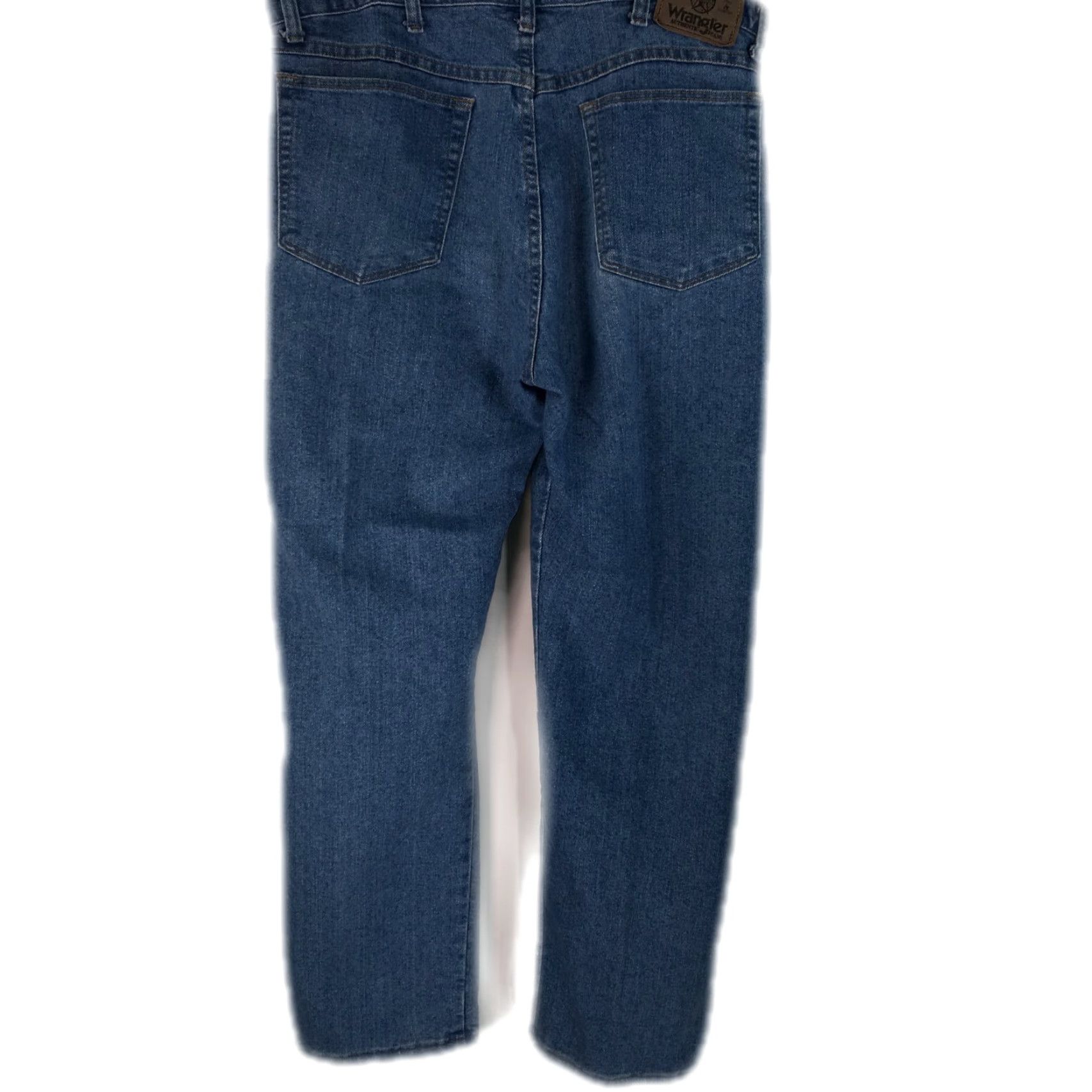 Wrangler VINTAGE Wrangler Mens Casual Straight Leg Flat Front Blue Denim Jeans Size 36X30 Size US 36 / EU 52 - 2 Thumbnail
