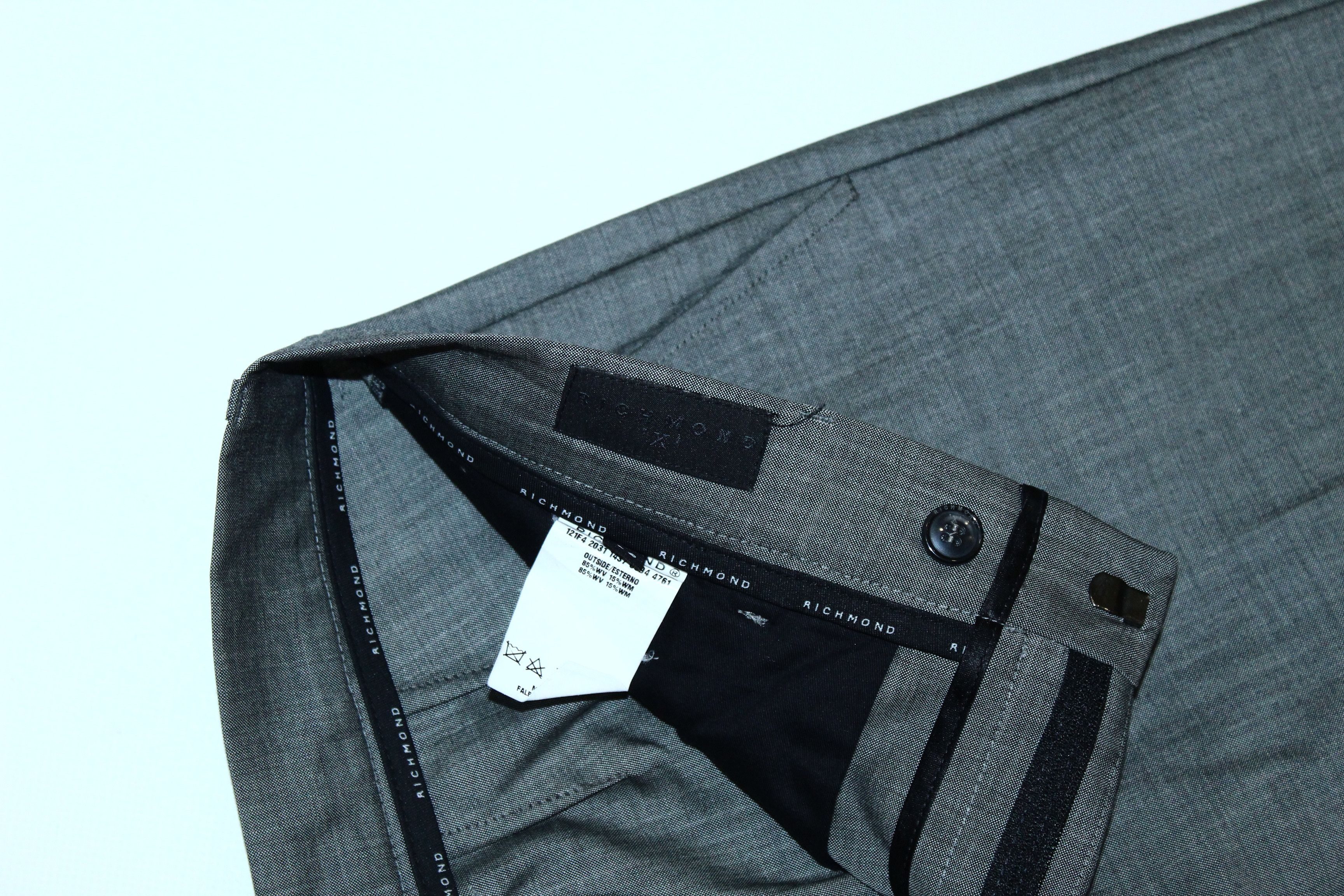 John Richmond John Richmond X Slim Fit Bespoke Virgin Wool Casual Trousers Size US 34 / EU 50 - 5 Thumbnail