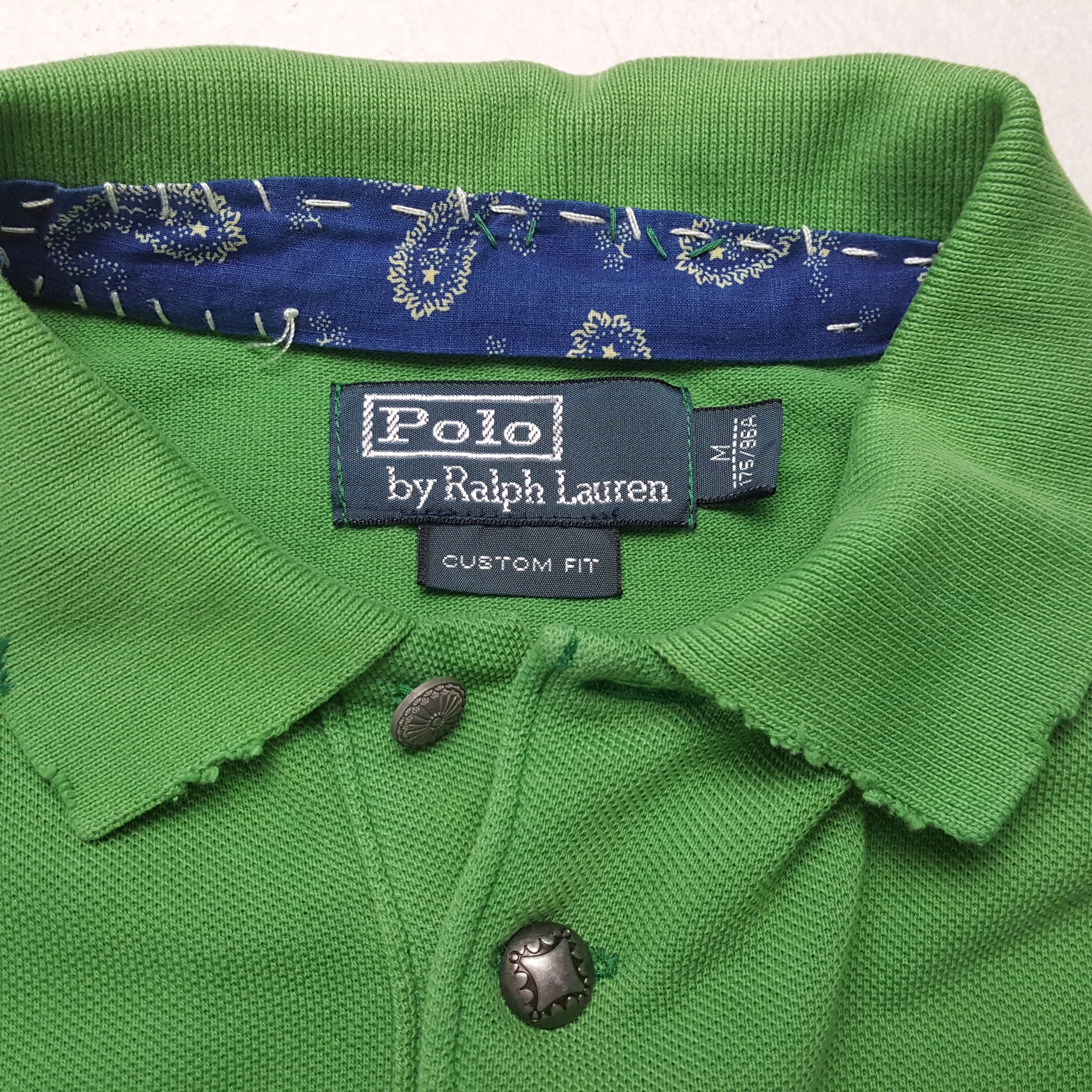 Polo Ralph Lauren × Vintage Vintage POLO by RALPH LAUREN Rare Design Polos Size US M / EU 48-50 / 2 - 8 Thumbnail