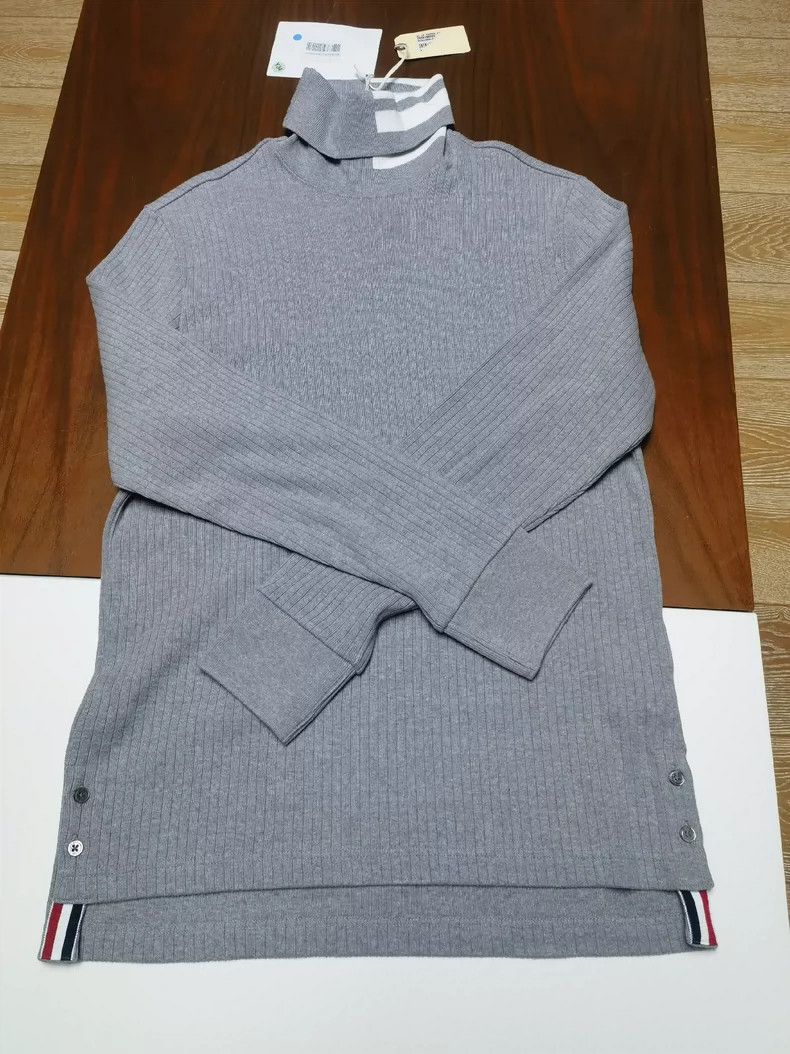 Thom Browne Thom Browne Collared Sweatshirt with Stripes - dmc Size US M / EU 48-50 / 2 - 1 Thumbnail