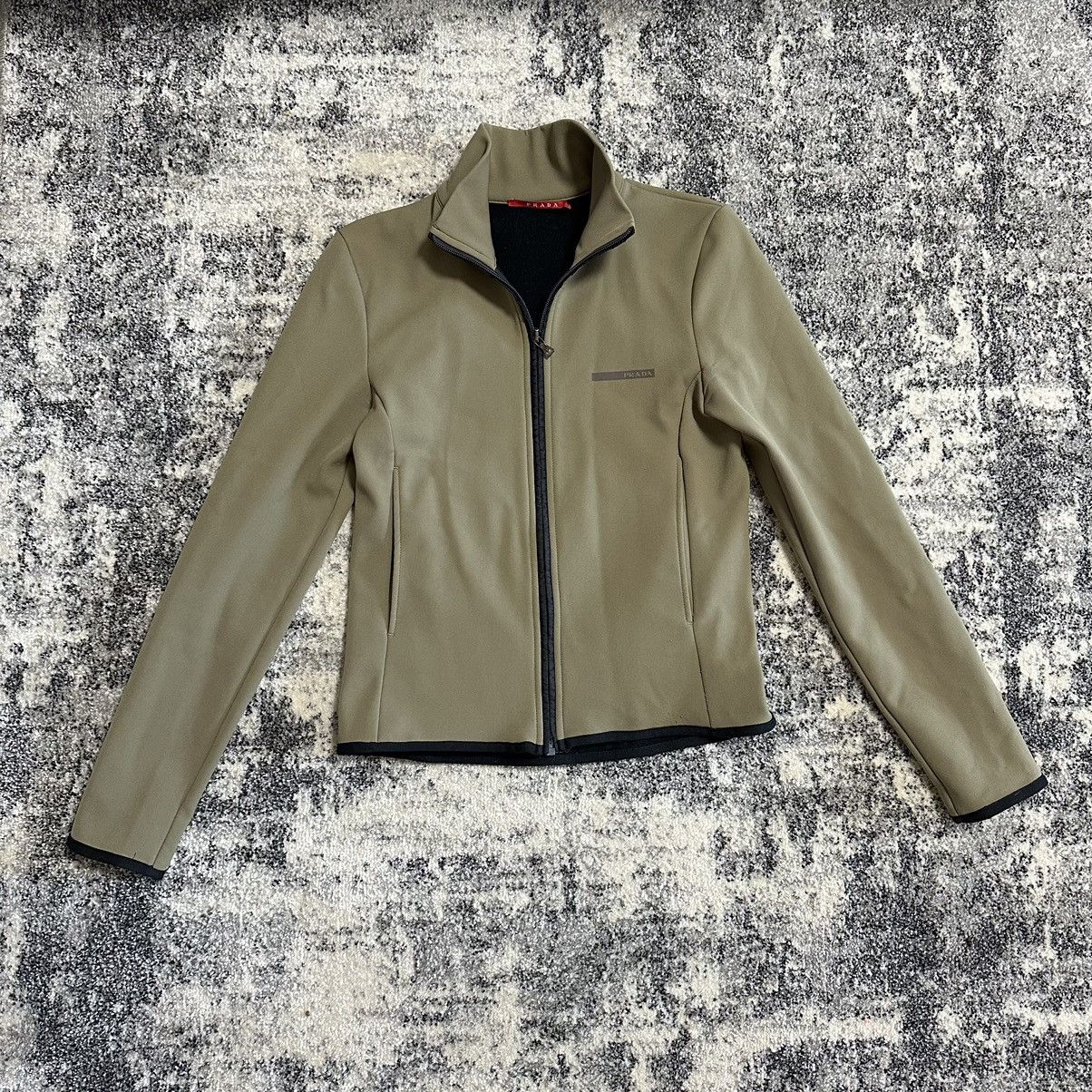 Vintage 2000s  Prada Sport Layered Q Zip Jumper Womens Size S