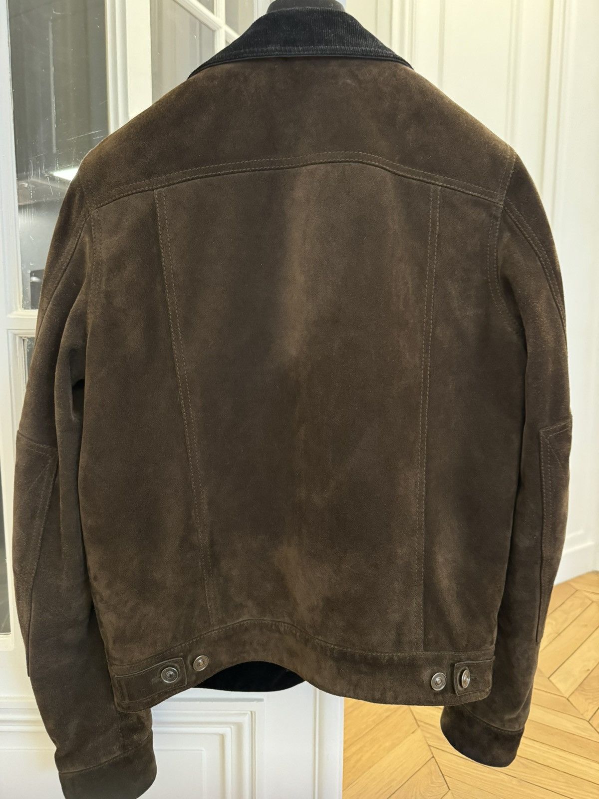 Berluti × Haider Ackermann Berluti FW17 Suede Trucker Jacket Size US S / EU 44-46 / 1 - 5 Thumbnail