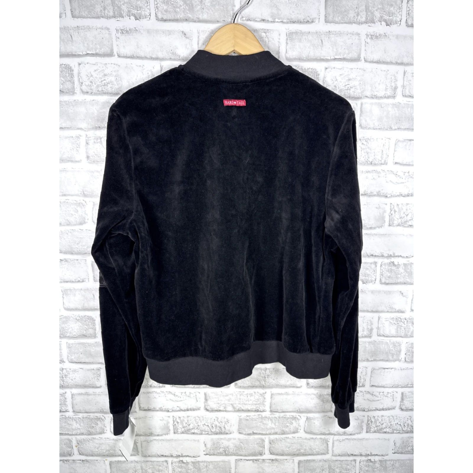 Hard Tail NWT HARD TAIL FOREVER Black Valour Bomber Jacket Womens L Size L / US 10 / IT 46 - 8 Thumbnail