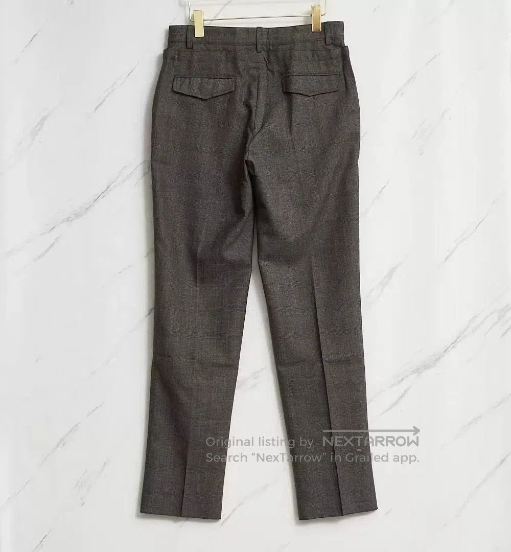 Saint Laurent Paris Saint Laurent Brown Checkered Drawstring Pants. Size US 28 / EU 44 - 3 Thumbnail