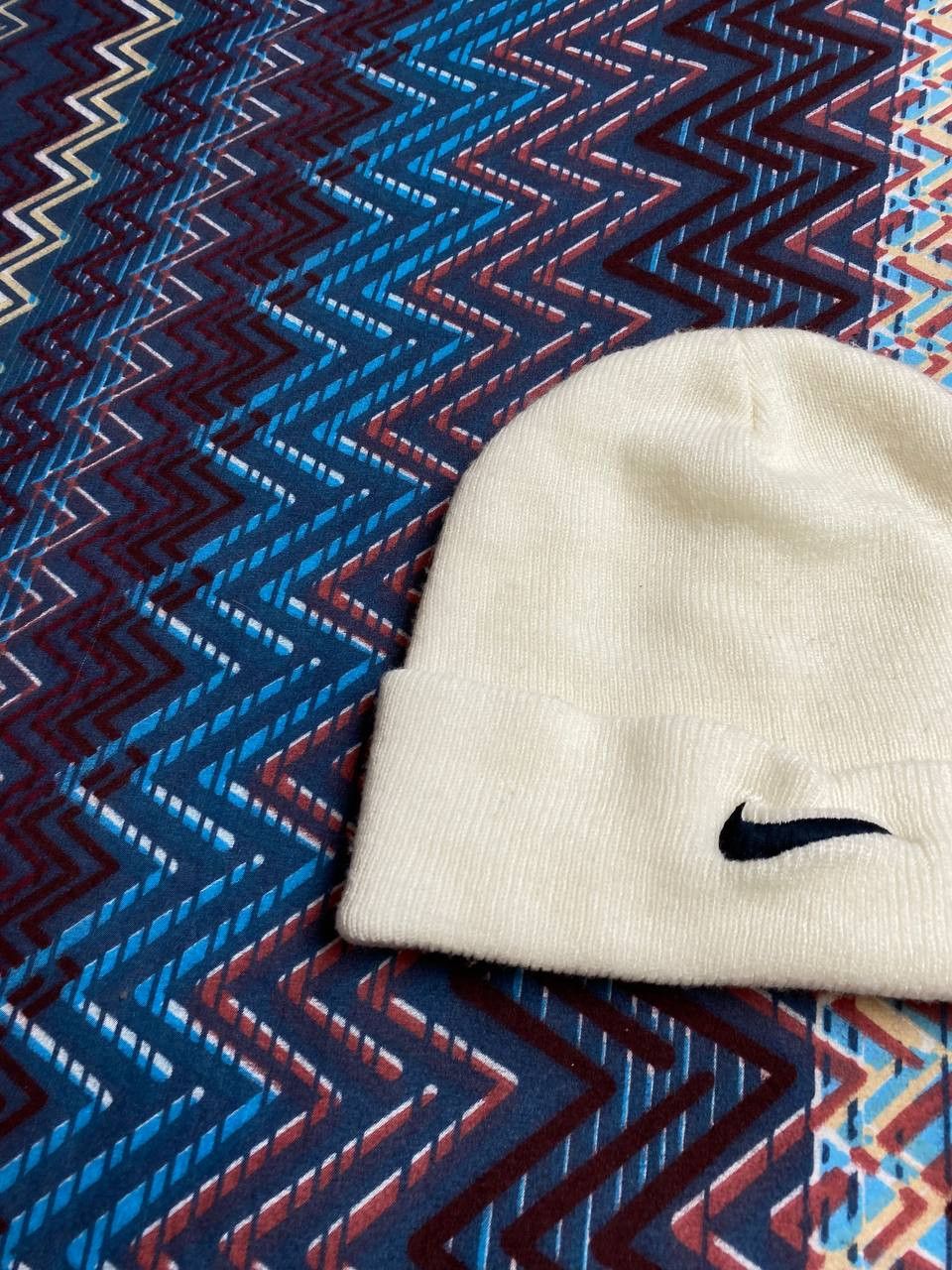 Nike Hats Vintage white Nike big logo Y2K streetwear Size ONE SIZE - 5 Thumbnail