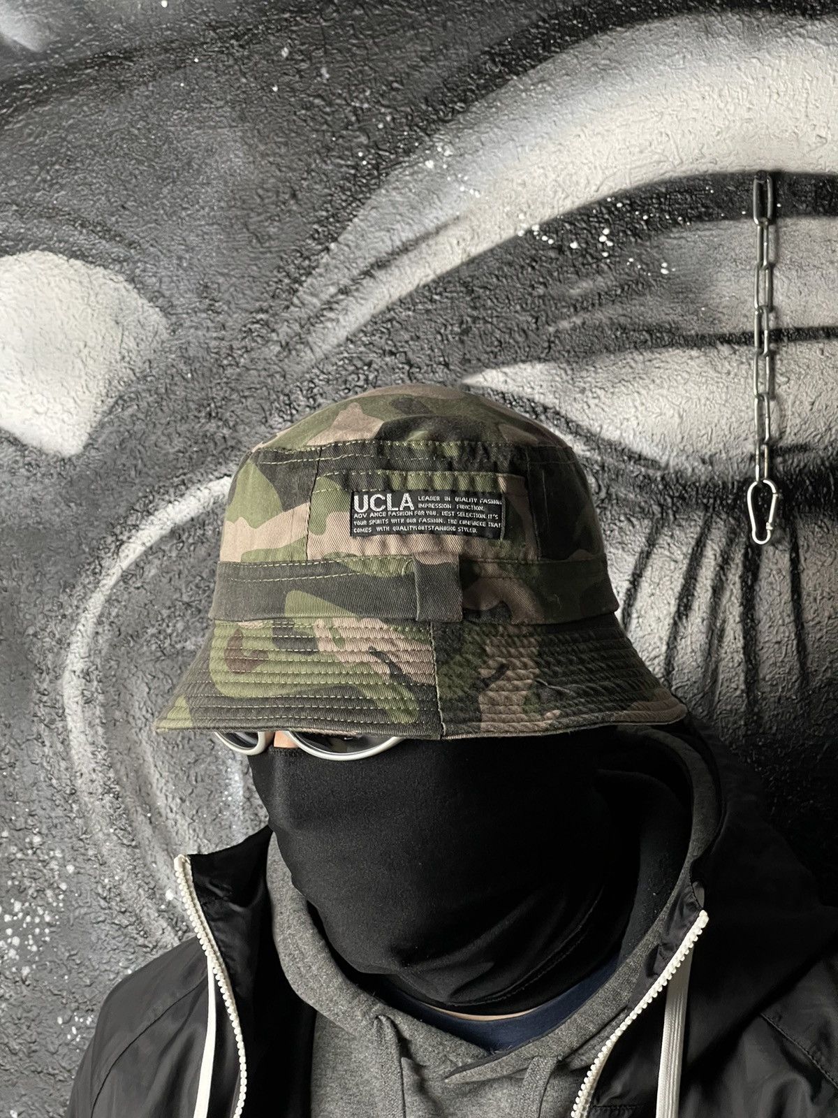 Vintage UCLA Vintage Camouflage Bucket Hat Size ONE SIZE - 2 Thumbnail