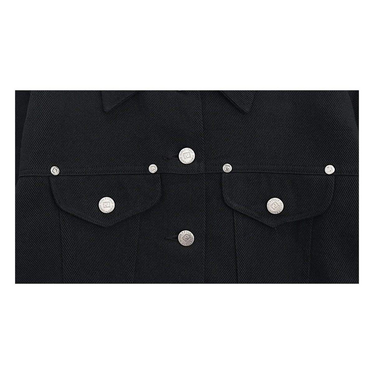 Fendi Fendi Denim Black Jacket Size M / US 6-8 / IT 42-44 - 5 Thumbnail