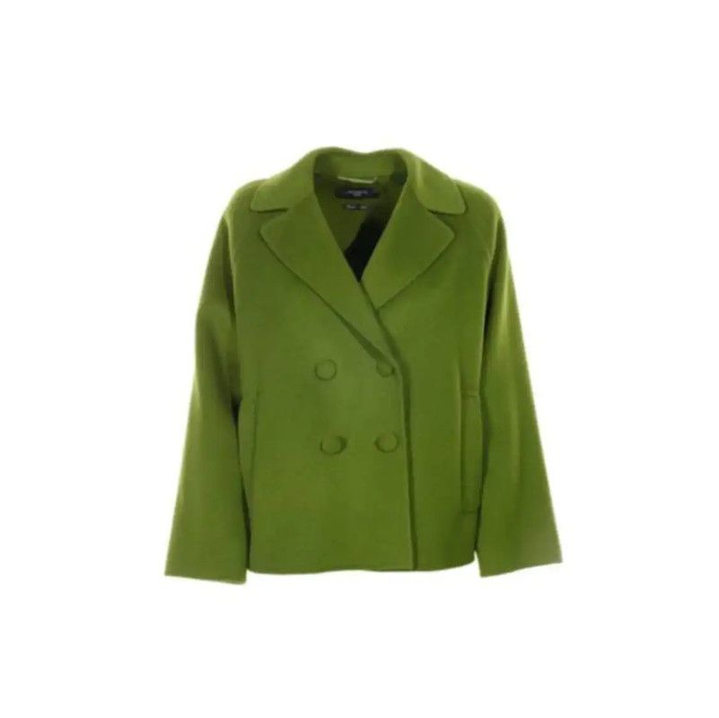Max Mara MaxMara Green Women's Jacket Size L 0089 Size L / US 10 / IT 46 - 1 Thumbnail