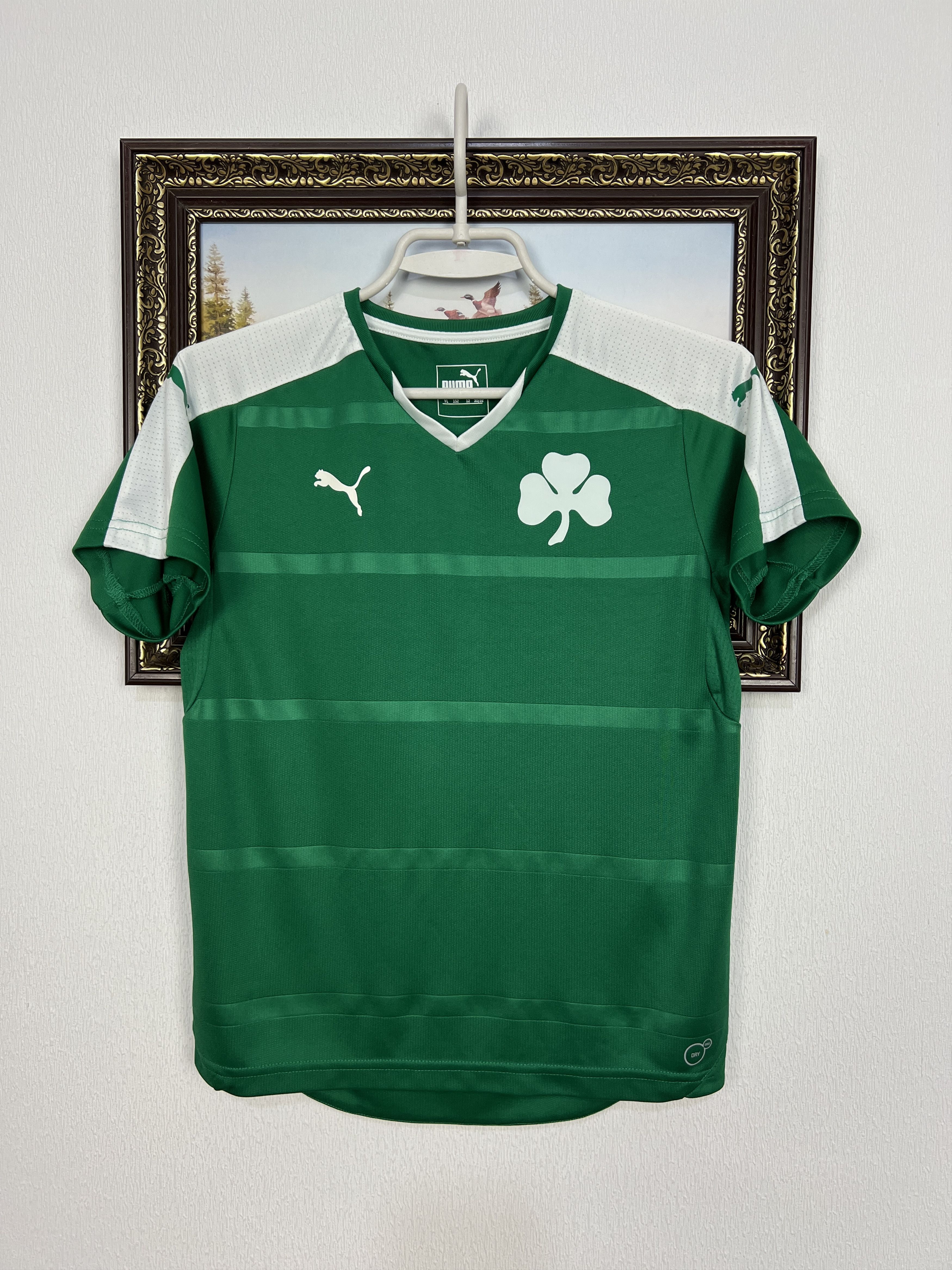 Puma Panathinaikos Away football shirt 2015 Soccer Puma Kids L Size US XS / EU 42 / 0 - 1 Thumbnail