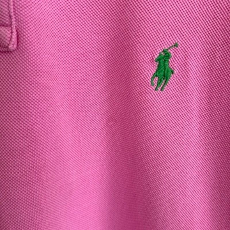 Polo Ralph Lauren Vintage Polo Ralph Lauren Pink Pique Polo Shirt XL 90s Size US XL / EU 56 / 4 - 3 Thumbnail