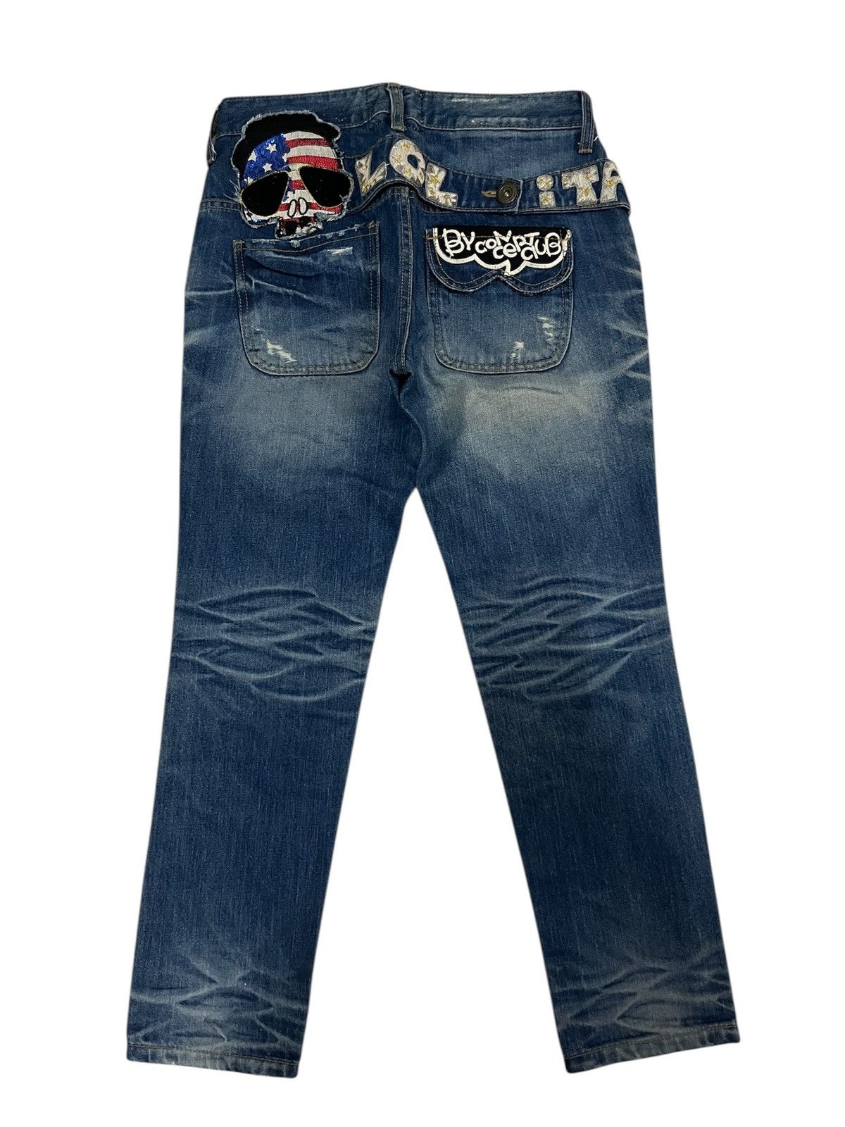 Japanese Brand Yoshitomo Nara Lolita Distressed denim jeans Size US 30 / EU 46 - 1 Thumbnail