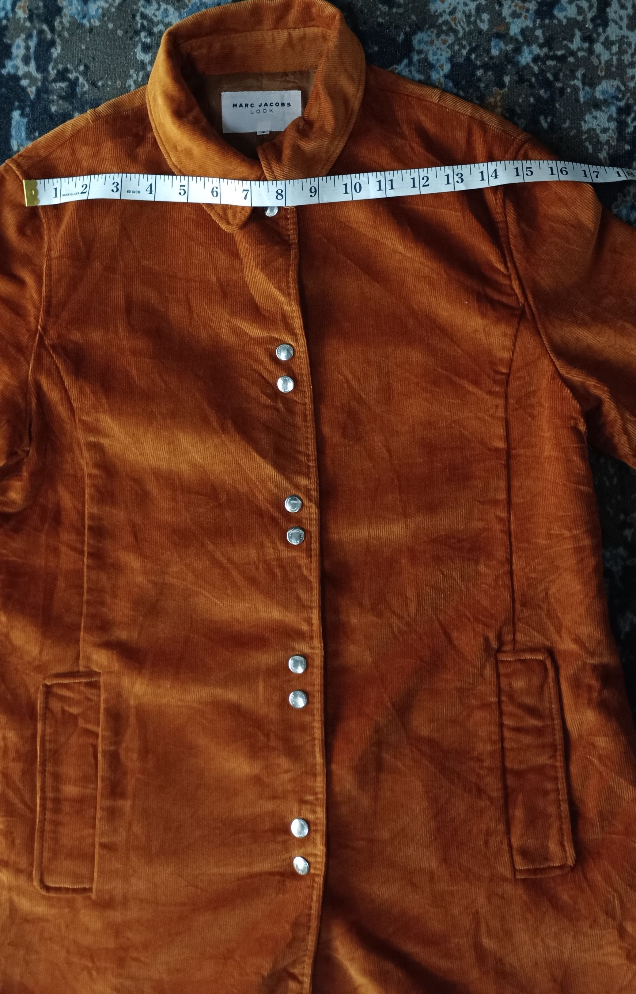 Marc Jacobs MARC JACOBS LOOK CORDUROY SNAP BUTTON JACKET Size US S / EU 44-46 / 1 - 14 Thumbnail