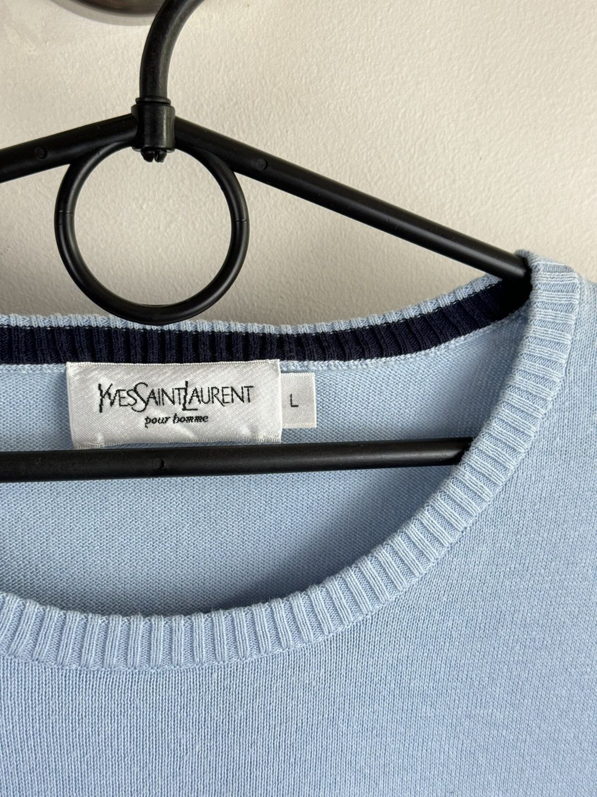 Vintage × Yves Saint Laurent Vintage sweater Yves Saint Laurent 90s original luxury item Size US L / EU 52-54 / 3 - 3 Thumbnail