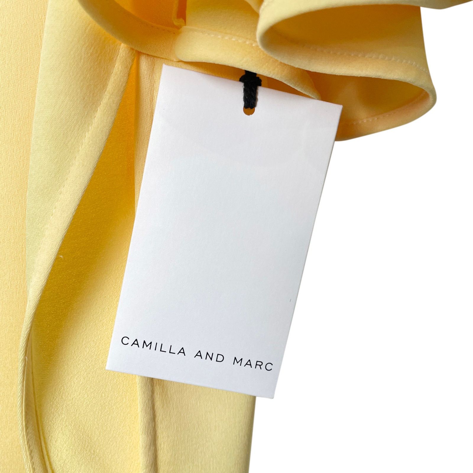 CAMILLA Yellow Silky Tee Size XL / US 12-14 / IT 48-50 - 3 Thumbnail