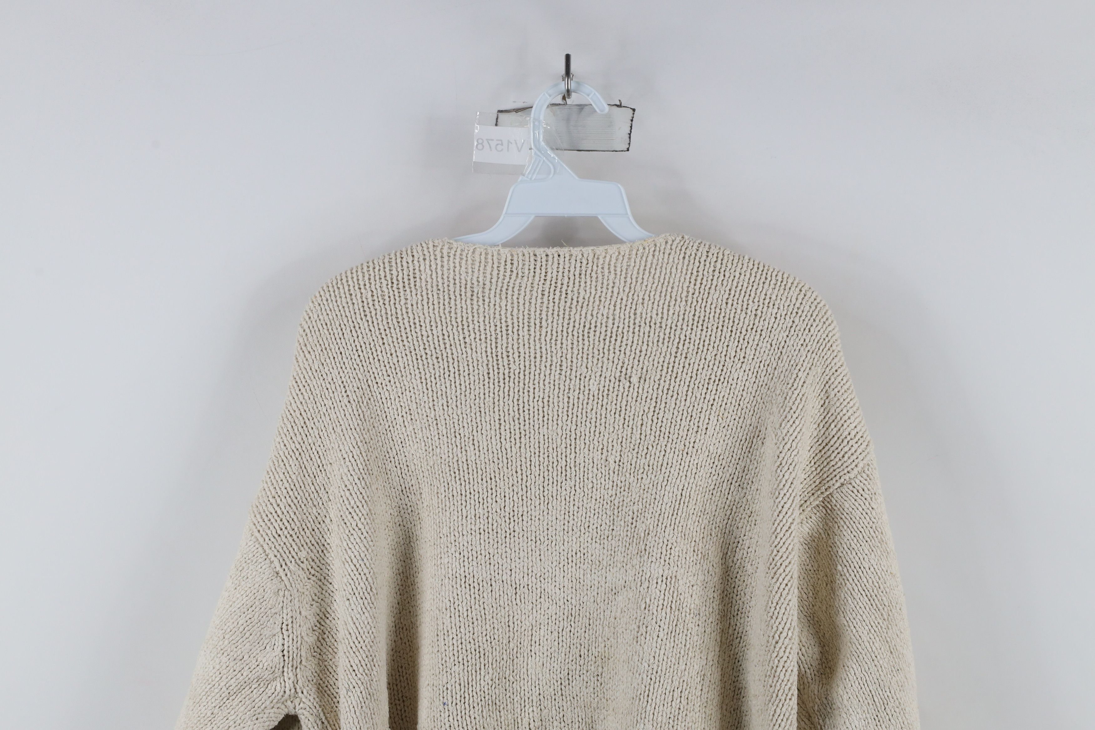 Eddie Bauer × Vintage Vintage 90s Eddie Bauer Silk Knit Button Cardigan Sweater Size XL / US 12-14 / IT 48-50 - 12 Thumbnail