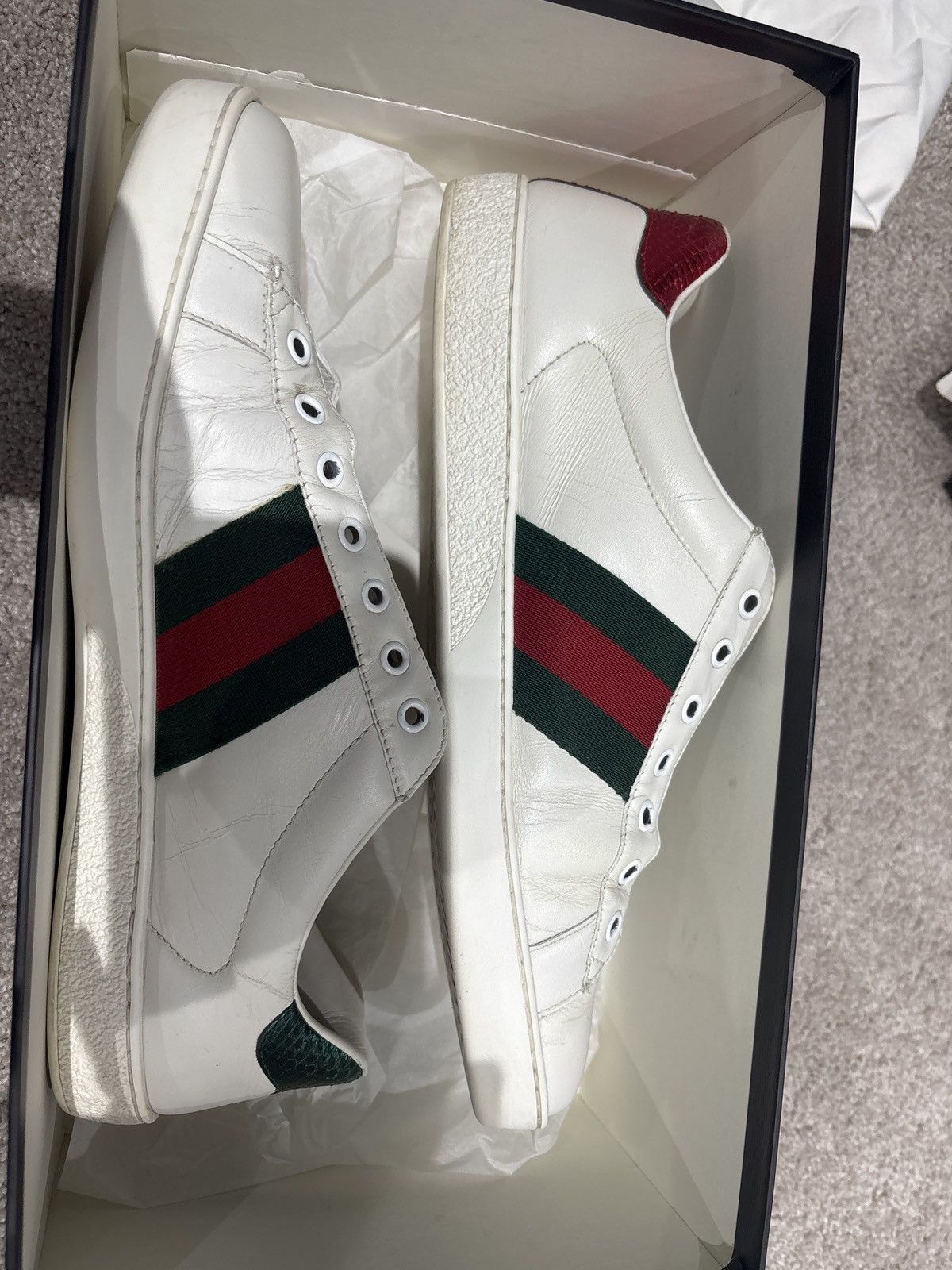 Gucci Gucci ace sneaker Size US 10.5 / EU 43-44 - 2 Thumbnail