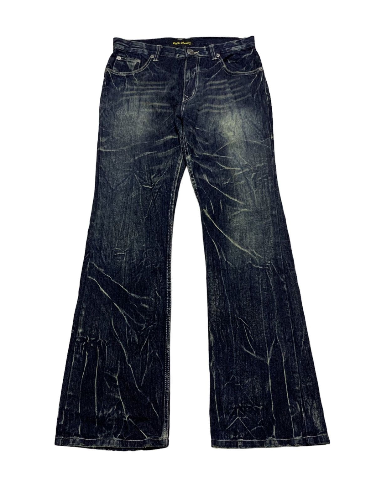 image of Hysteric Glamour x Tornado Mart Flare Nyaulus Washed Denim, Men's (Size 33)