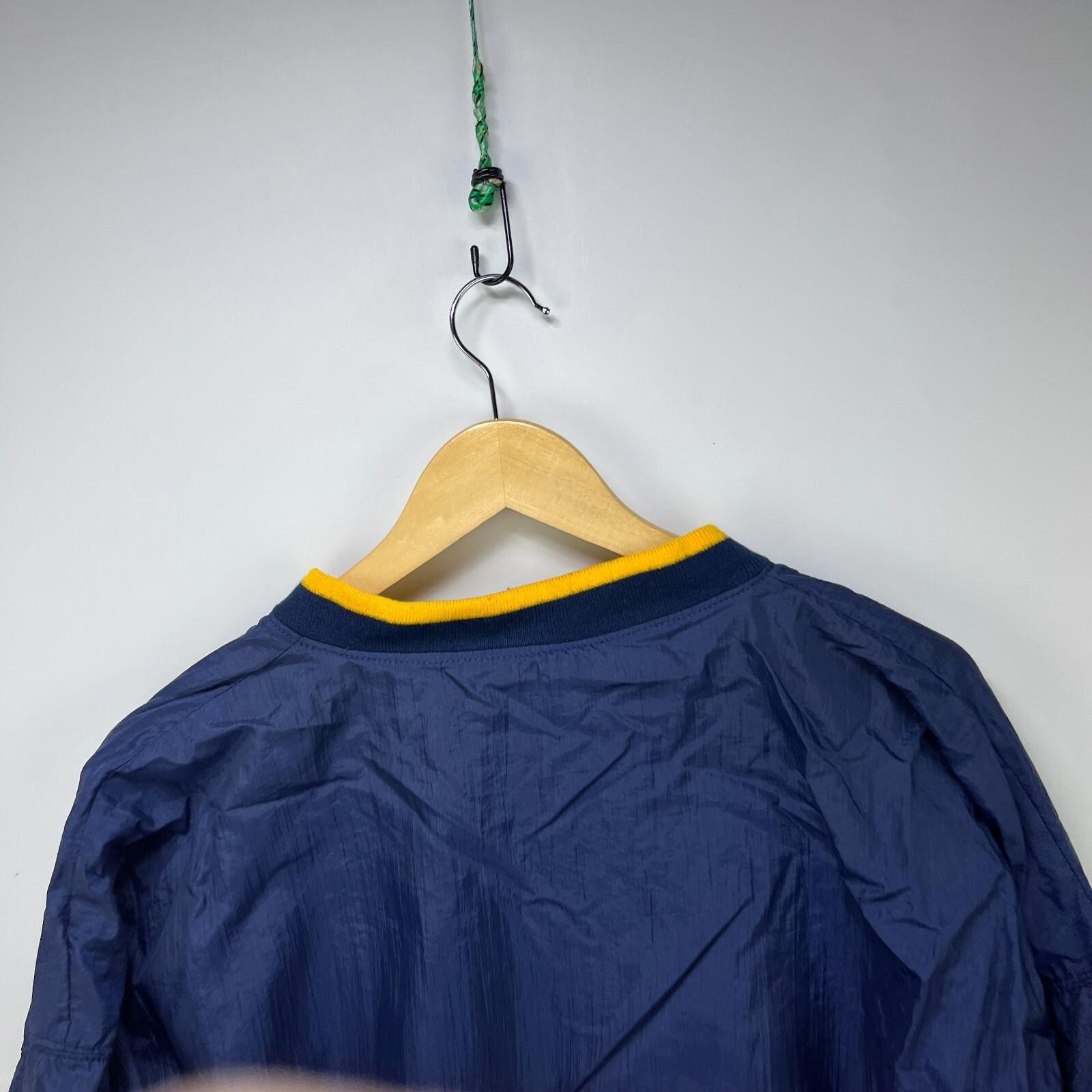Reebok Vintage 90s Notre Dame Fighting Irish Windbreaker Jacket XL Size ONE SIZE - 10 Thumbnail