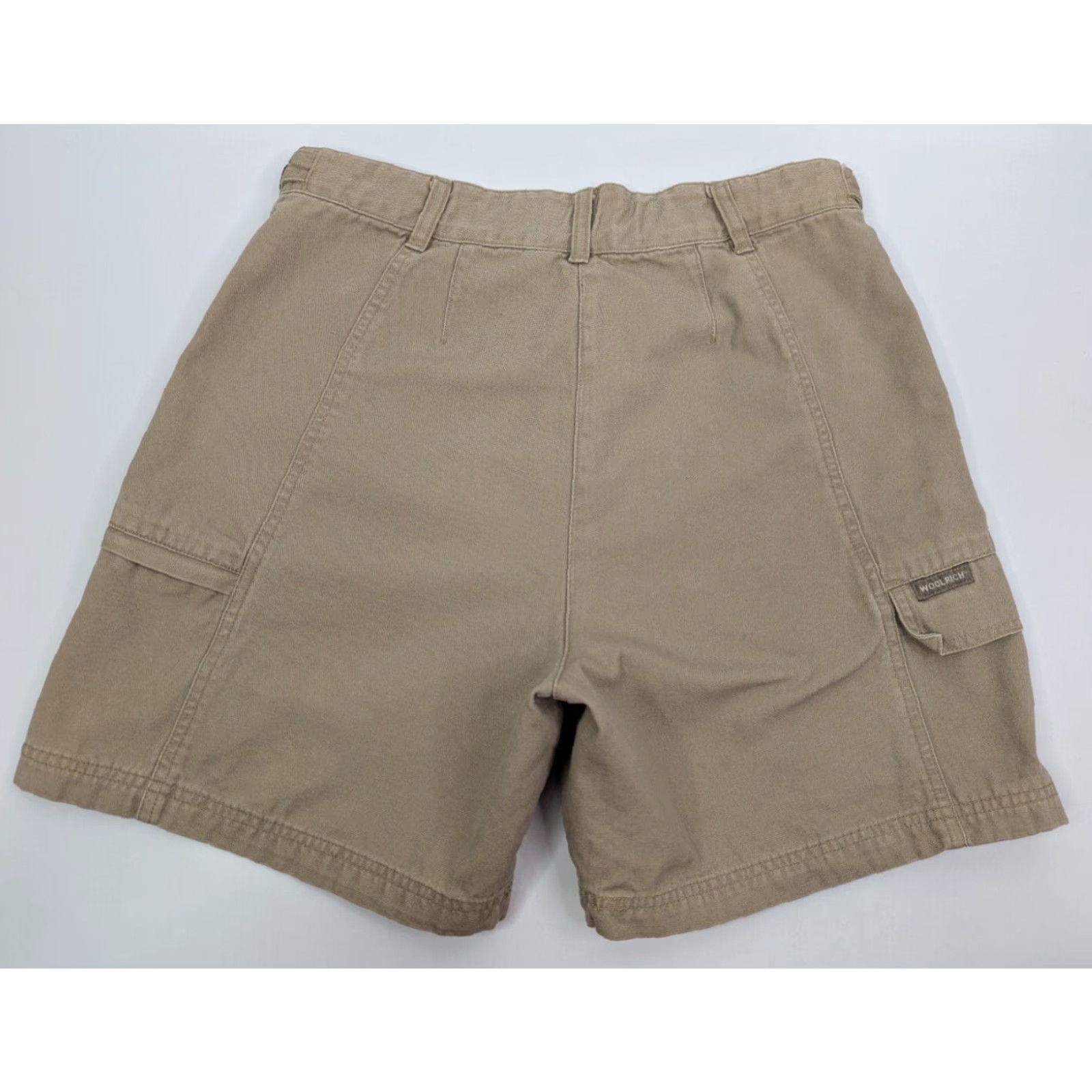 Vintage VINTAGE Woolrich Shorts Women’s Size 10 Cotton Khaki Stone Hiking Outdoor Pocket Cargo 90s Womens Size 32" / US 10 / IT 46 - 3 Thumbnail