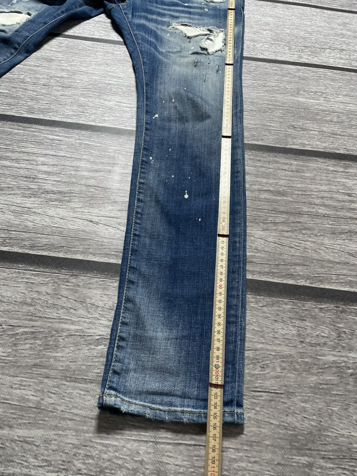 Dsquared2 Dsquared2 Distressed Slim Jeans Size US 32 / EU 48 - 13 Thumbnail