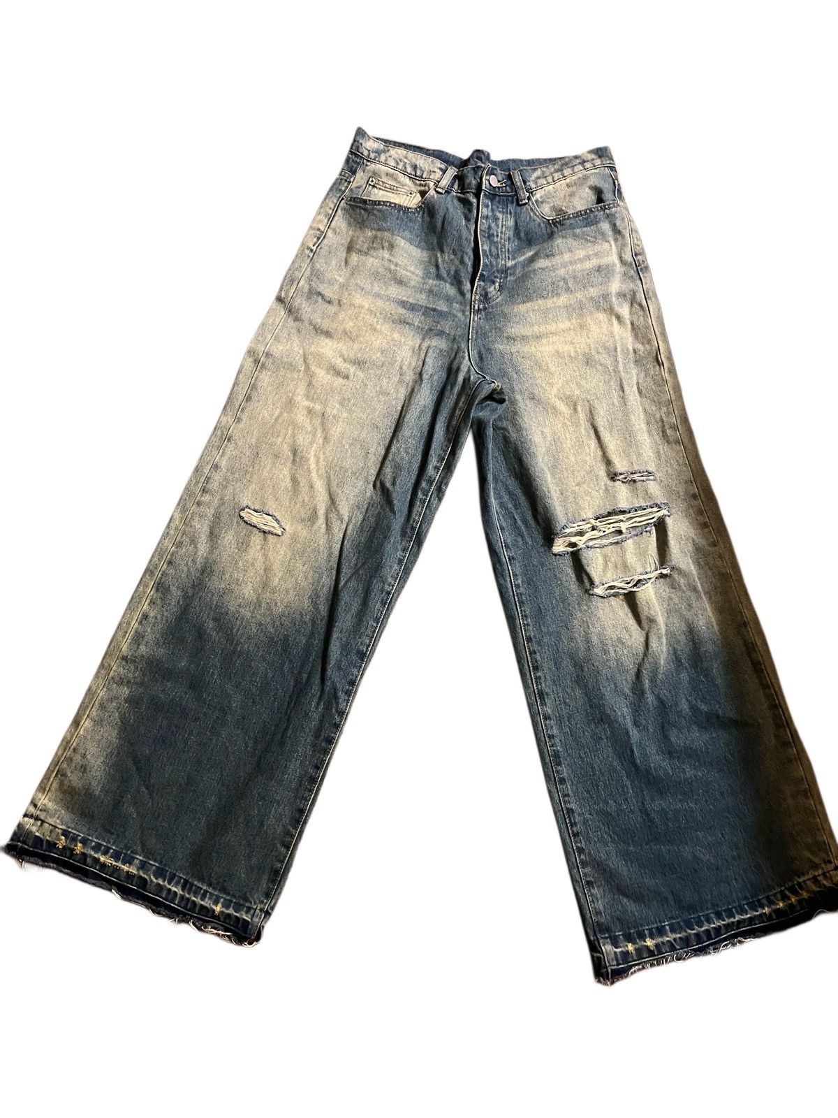 Other Blue Light Washed Baggy Jeans Size US 32 / EU 48 - 1 Thumbnail