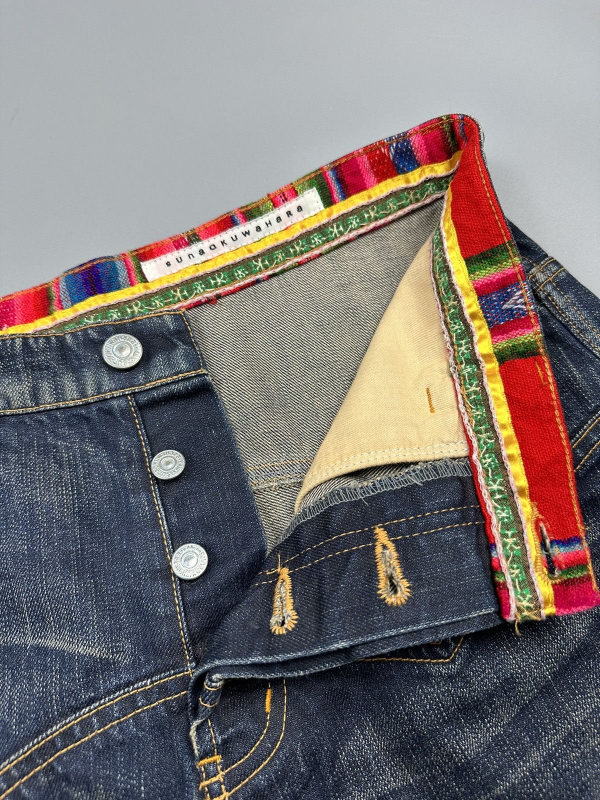 Issey Miyake Distressed Sunao Kuwahara Issey Miyake Short Denim Size US 30 / EU 46 - 6 Thumbnail
