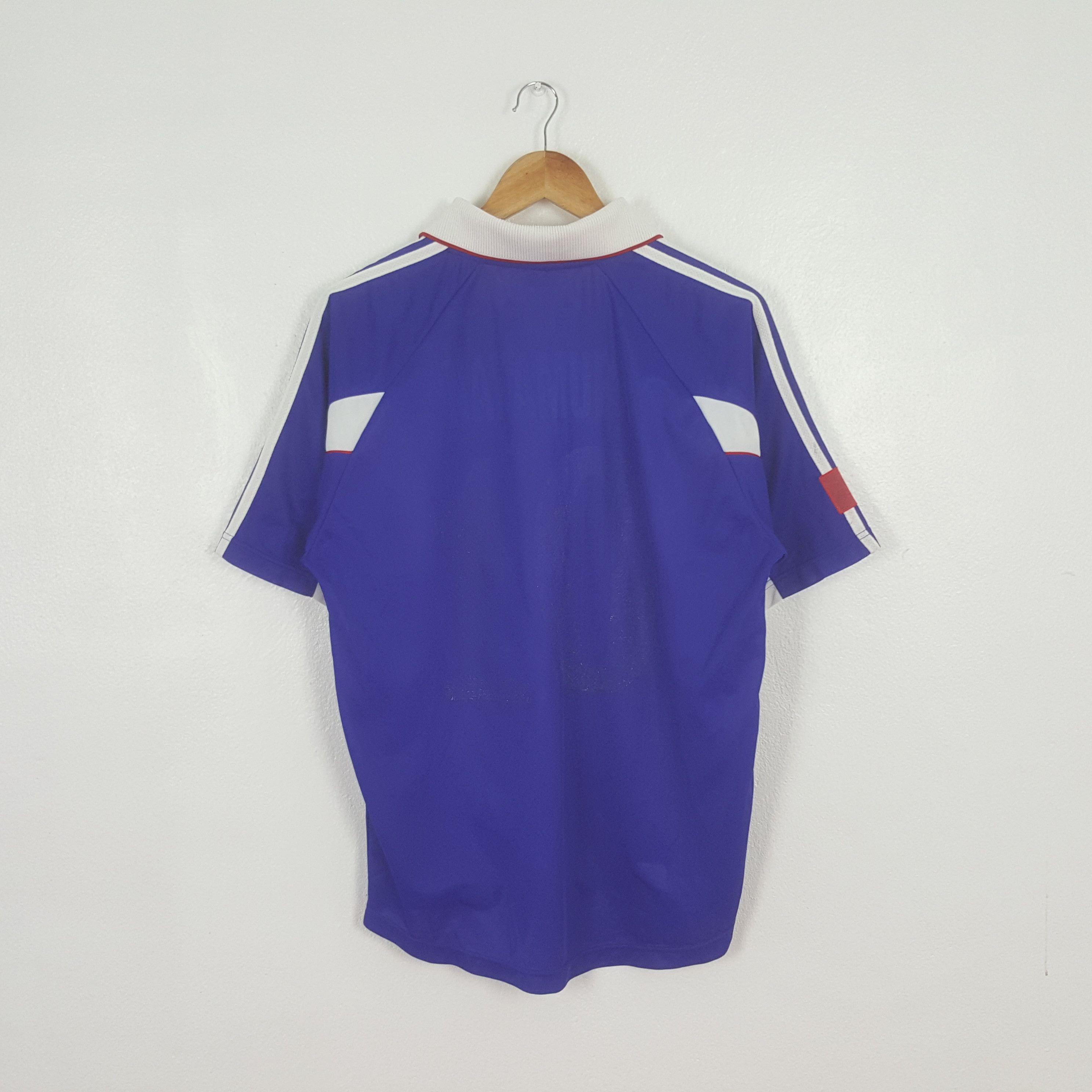 Adidas Vintage Adidas Japan Football Team Jersey Polos C312N57 Size US L / EU 52-54 / 3 - 3 Thumbnail