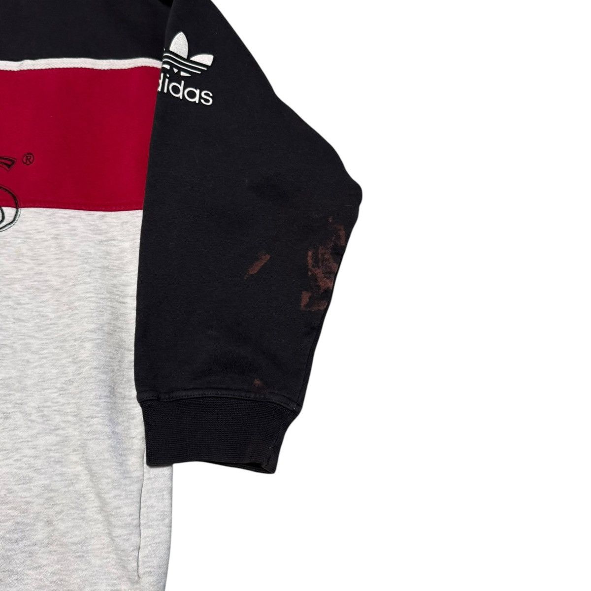 Adidas × Vintage Vintage New York New Jersey Knights Stained Sweatshirt Large Size US L / EU 52-54 / 3 - 4 Thumbnail