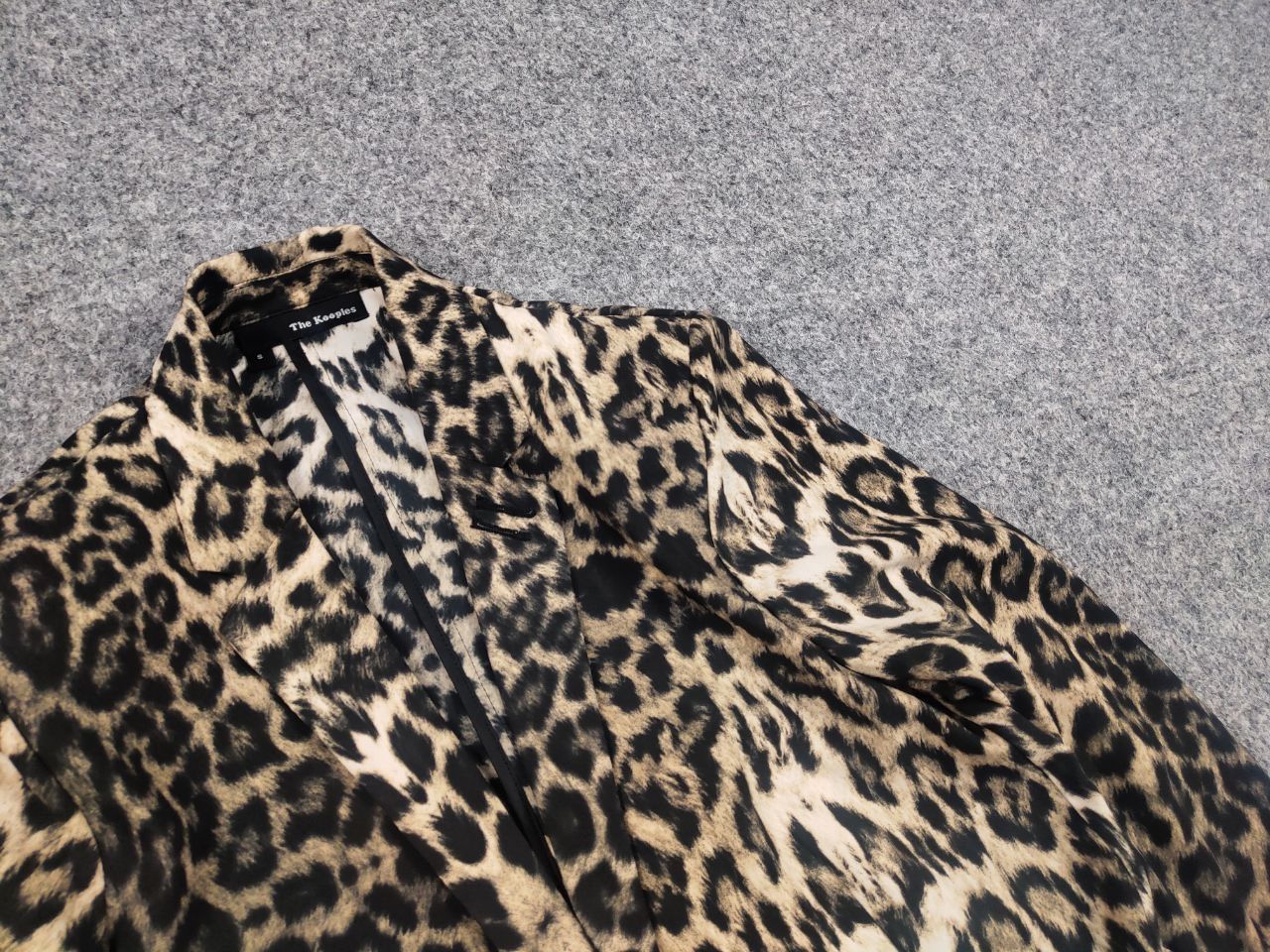 The Kooples The Kooples design Leopard print straight-cut Blazer Jacket Size S / US 4 / IT 40 - 7 Thumbnail
