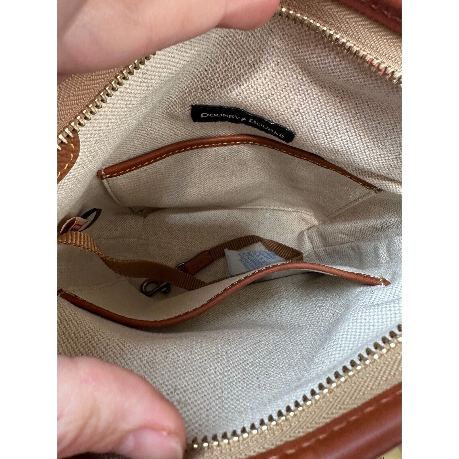 Dooney & Bourke Dooney & Bourke Small Crossbody Bag - Pebble Leather Caramel Size ONE SIZE - 8 Thumbnail