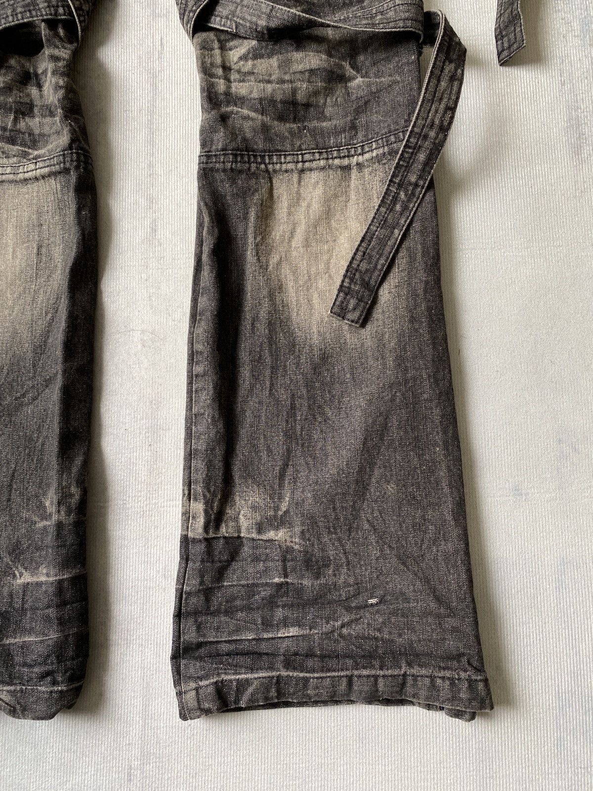If Six Was Nine Japanese Brand Topism Bondage Flare Denim Size US 32 / EU 48 - 15 Thumbnail