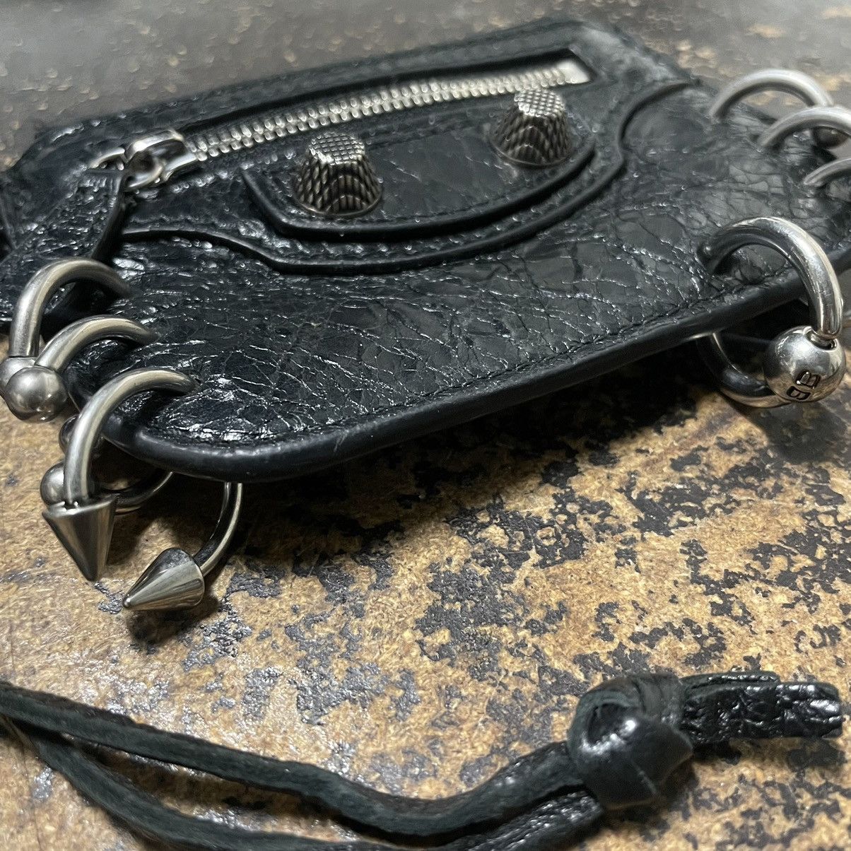 Balenciaga Le Cagole Coin Purse with Piercings | Grailed