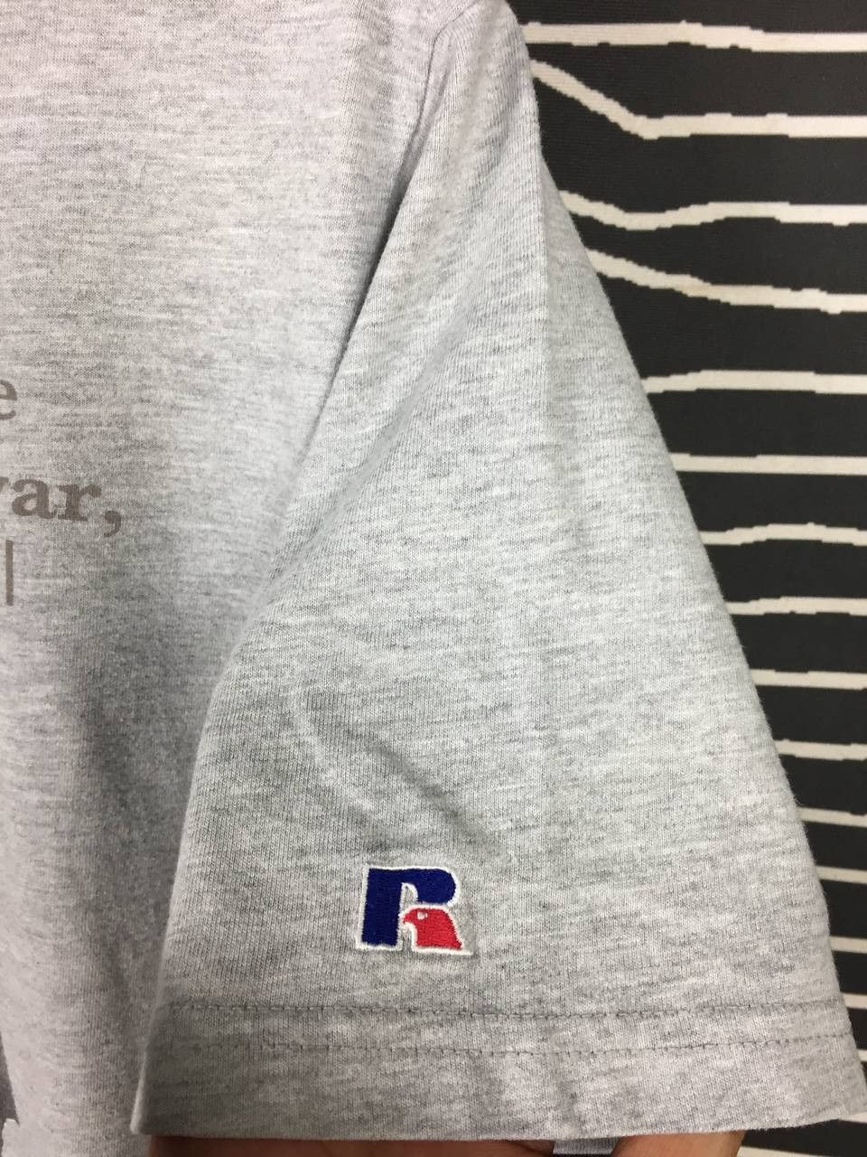 Russell Athletic × Vintage Vtg Russell Athletics World War II Statement Humor Tee Size US L / EU 52-54 / 3 - 6 Thumbnail